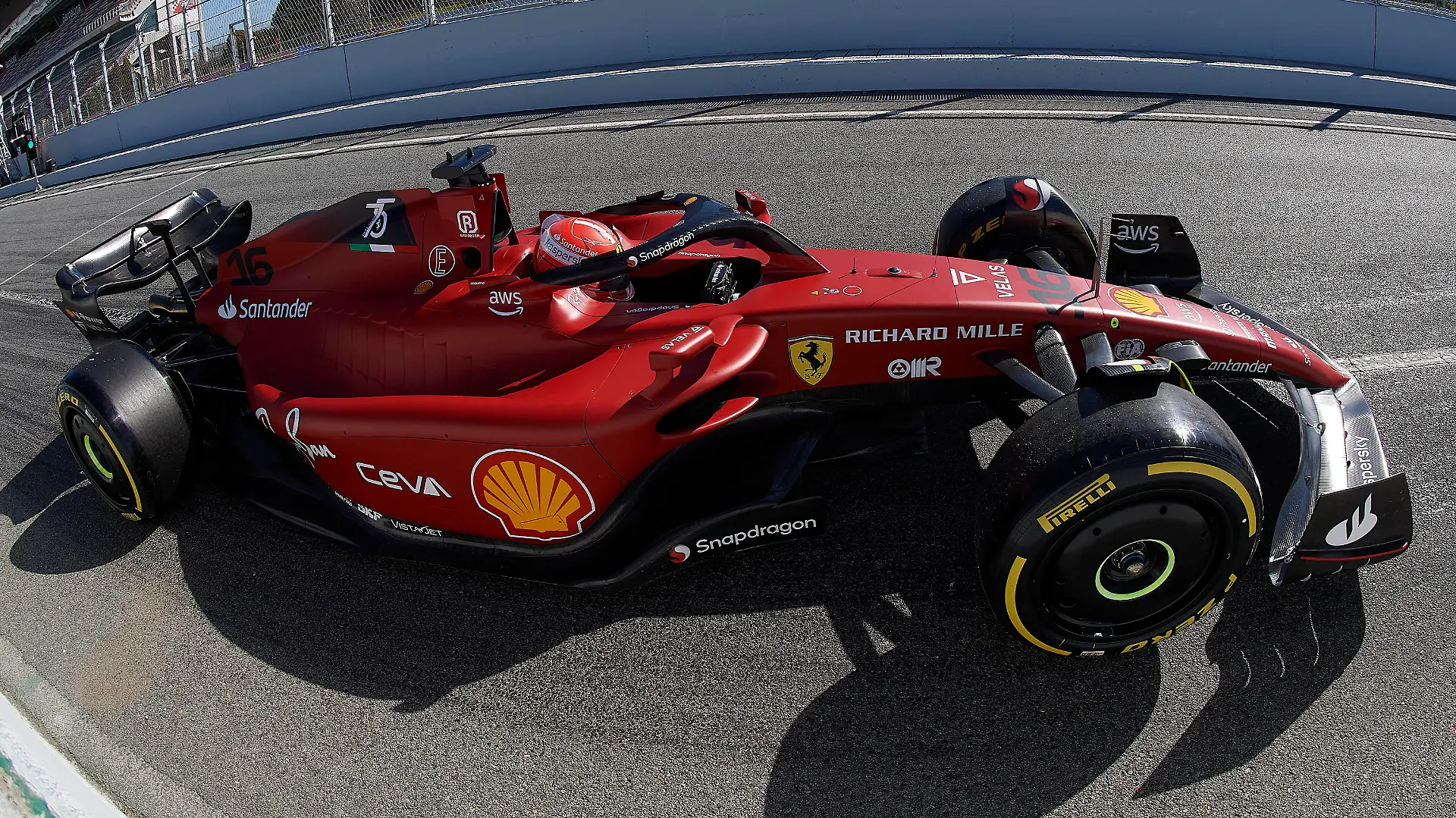 Formula 1 Testing in Barcelona - Day 1 Charles Leclerc of Monaco driving 16 the Ferrari F1-75 during Day One of F1 Testing at Circuit de Barcelona-Catalunya on February 23, 2022 in Barcelona, Spain. Barcelona Spain PUBLICATIONxNOTxINxFRA Copyright: xJosexBretonx originalFilename:breton-formula1220223_nptab.jpg