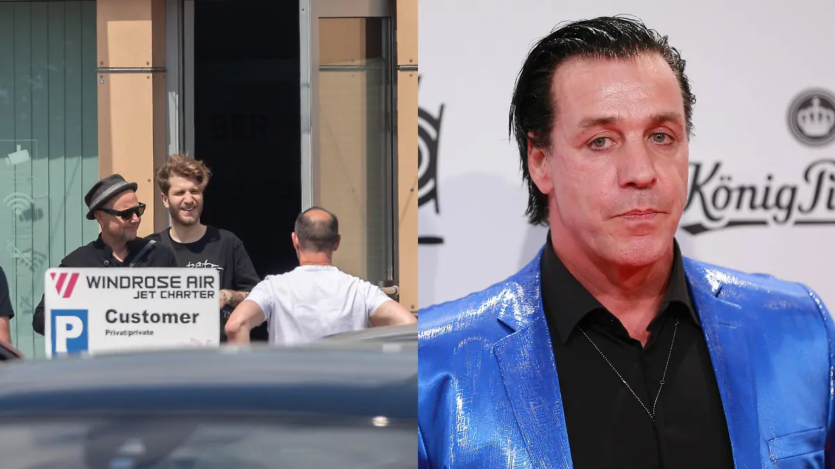 Hier landet Rammstein in Berlin - ohne Till Lindemann