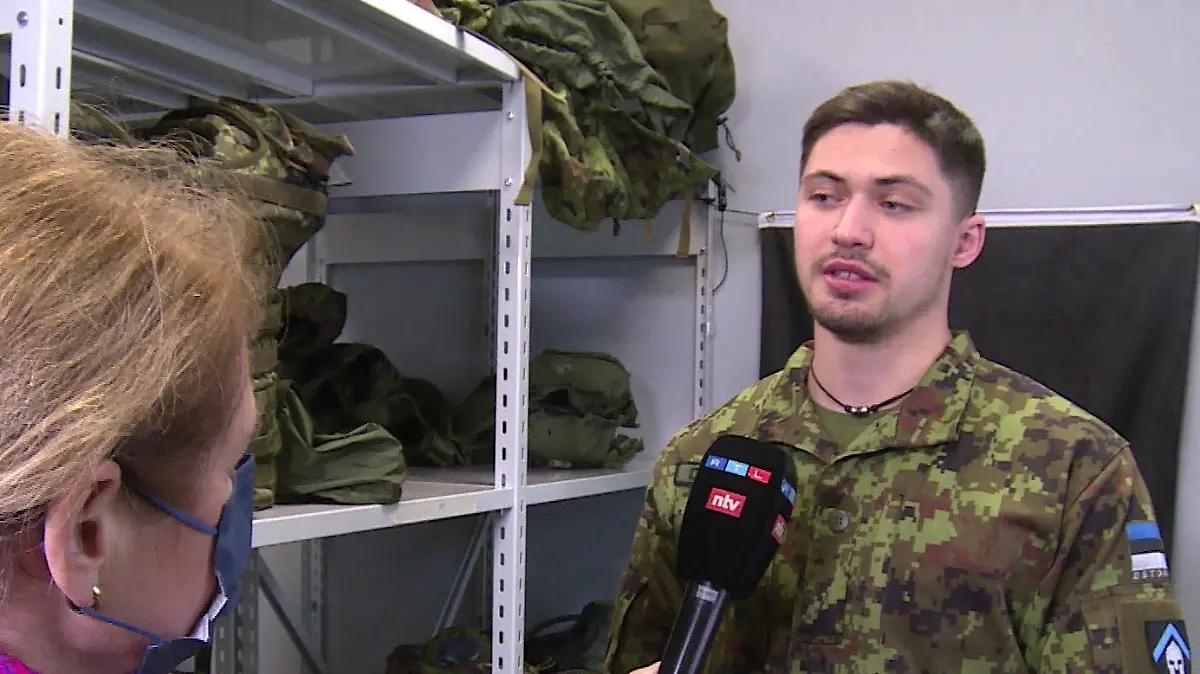 Der 21-Jährige Ivan Dmitijev hat sich dem estnischen Freiwilligenverband angeschlossen.