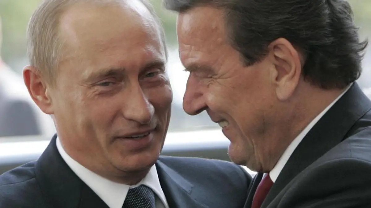 Putin und Schröder