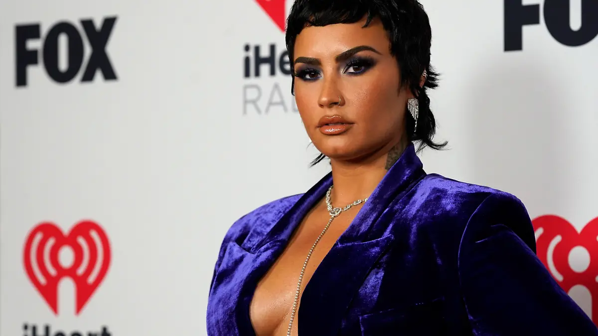 Demi Lovato mit dem Mixie-Haarschnitt