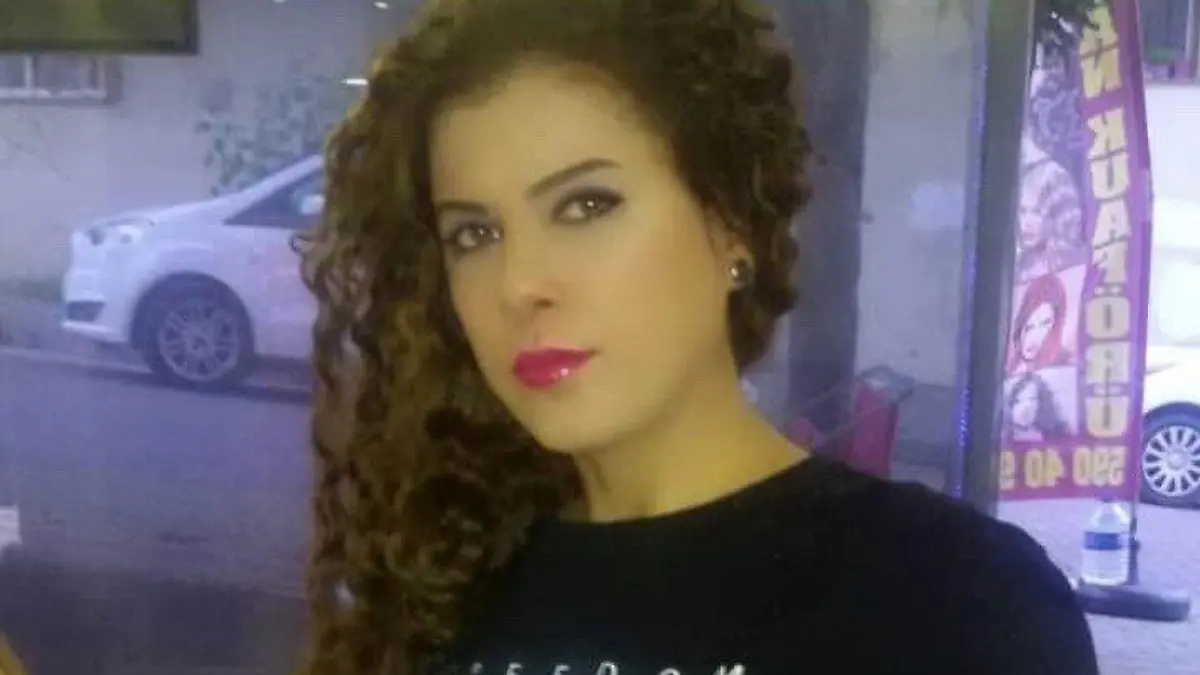 Yasemin Uzuncelebi, 42, (pictured) whom Mehmet Yildiz, 30, sneaked into her house at night and poured chemicals on her face and escaped in Istanbul, Turkey on 5th October 2021. (Newsflash)
