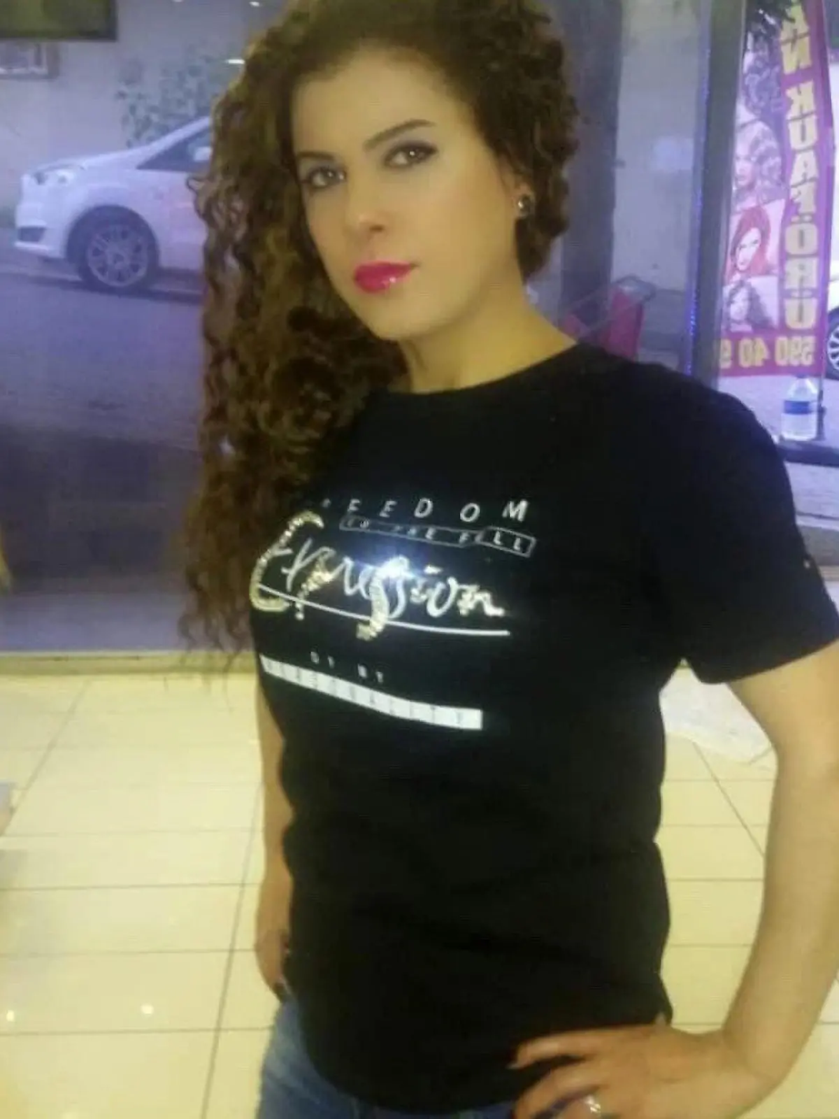 Yasemin Uzuncelebi, 42, (pictured) whom Mehmet Yildiz, 30, sneaked into her house at night and poured chemicals on her face and escaped in Istanbul, Turkey on 5th October 2021. (Newsflash)