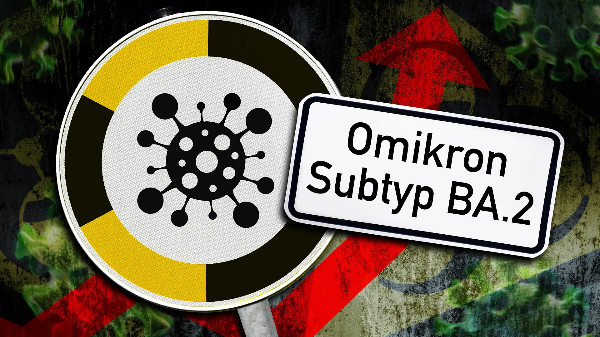 FOTOMONTAGE, Omikron-Subtyp BA.2, Symbolfoto *** PHOTOMONTAGE, Omikron subtype BA 2, symbol photo