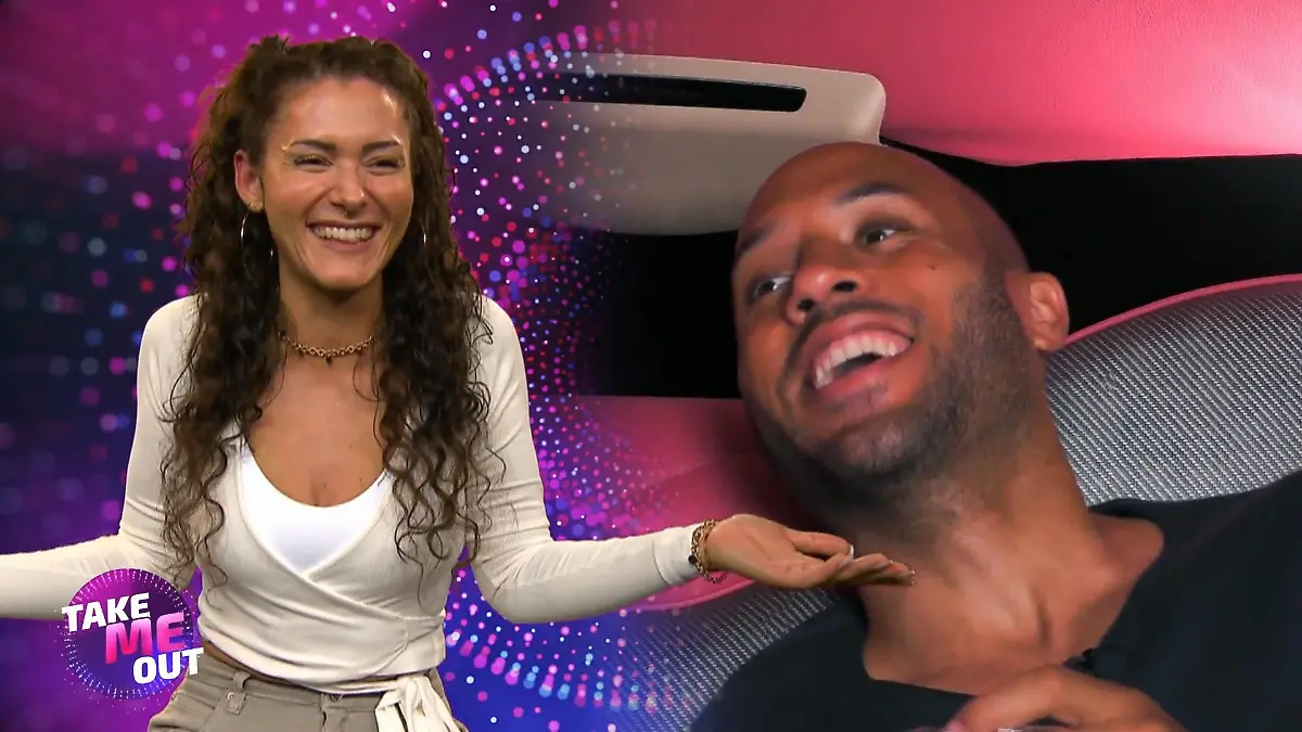 Skurriles Limo-Date: Robert wird aus Steffi nicht schlau Take Me Out: "Meine Beerdigung steht schon"