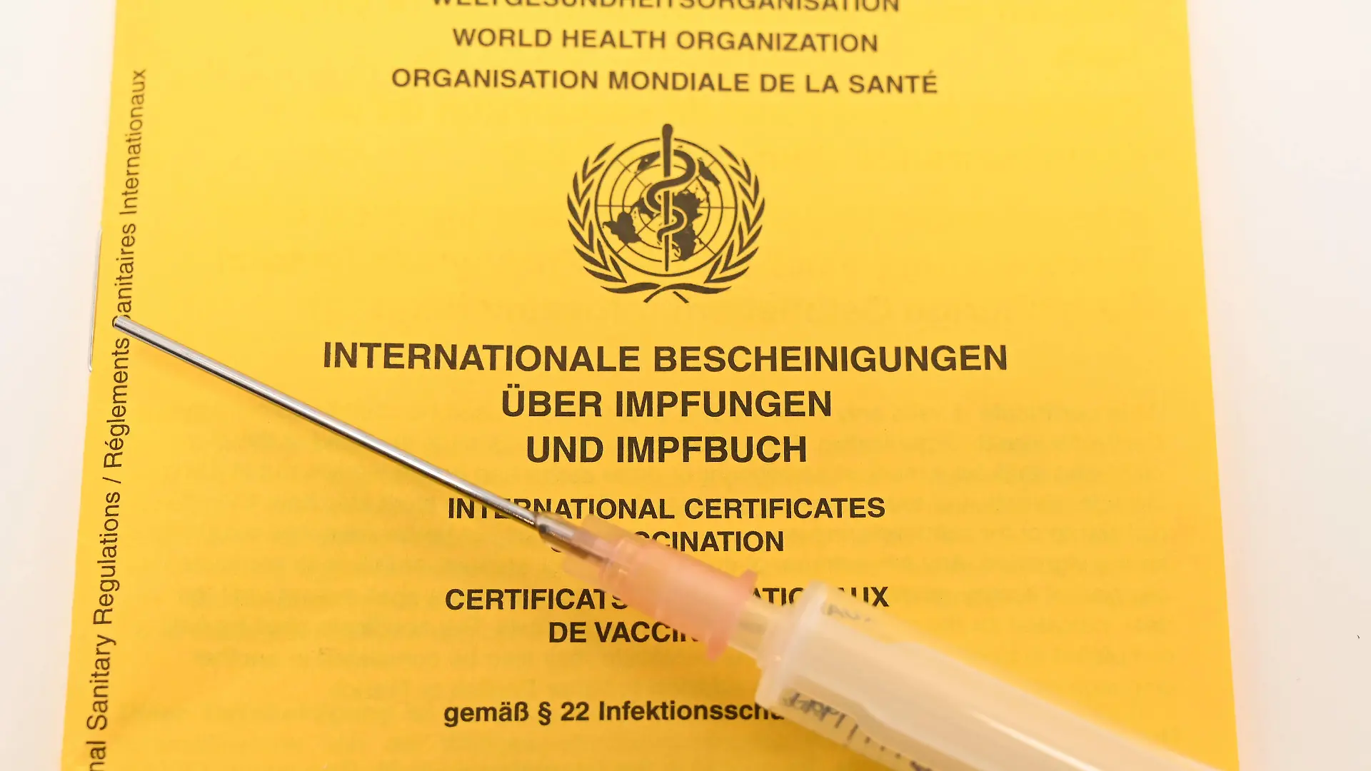 Stock- und Symbolbilder I 04.02.2022 Gesundheitszeugnis zum Nachweis von Impfungen: Impfpass, Internationale Bescheinigung über Impfungen und Impfbuch, Impfbescheinigung, Comirnaty, Moderna, Biontech, Johnson&Johnson, 2G, 2G, 3G, 3G Hamburg Neugraben Hamburg Deutschland Copyright: xLobeca/FelixxSchlikisx