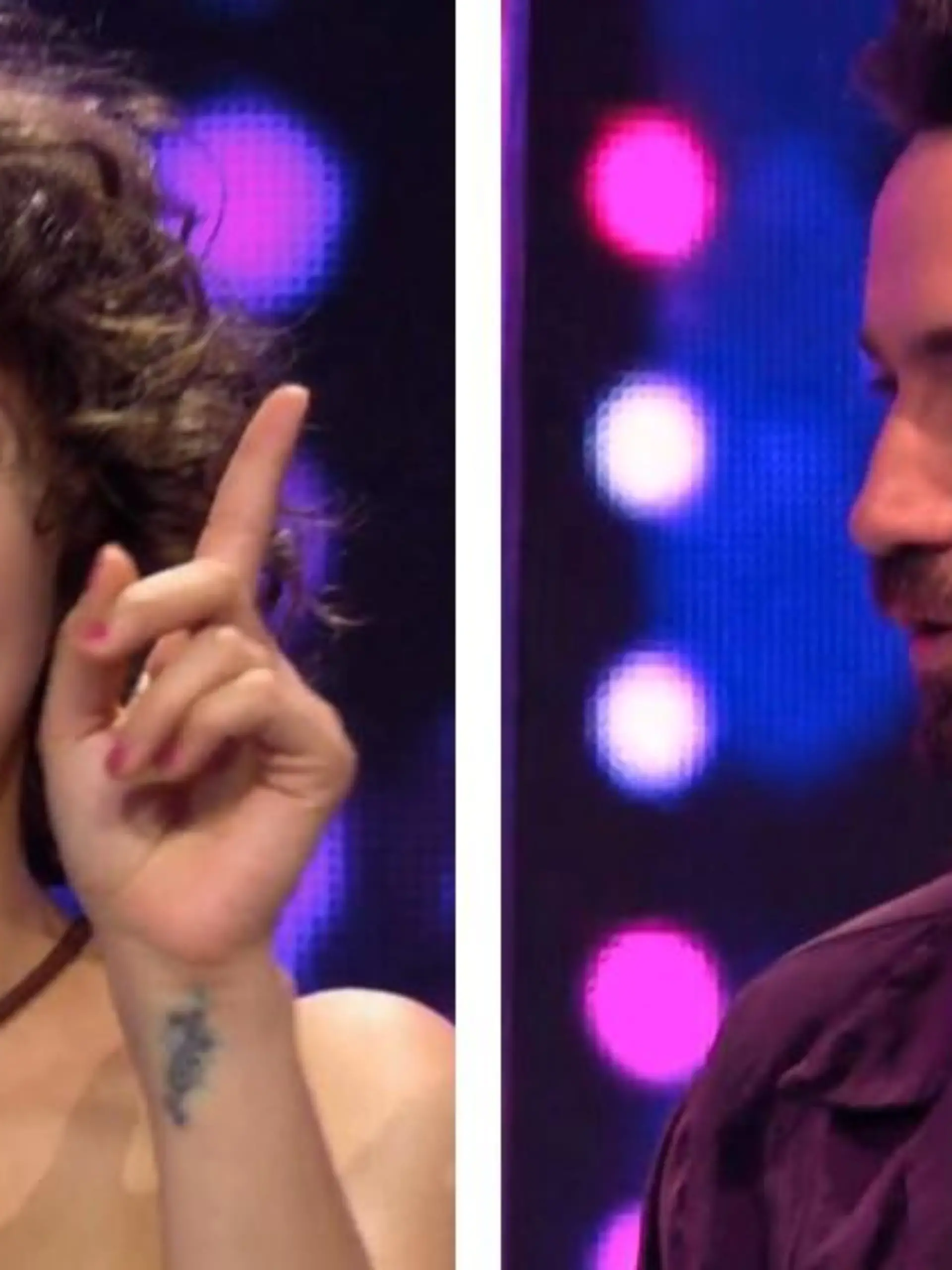 "Take Me Out"-Single-Lady Melissa mit Moderator Jan Köppen