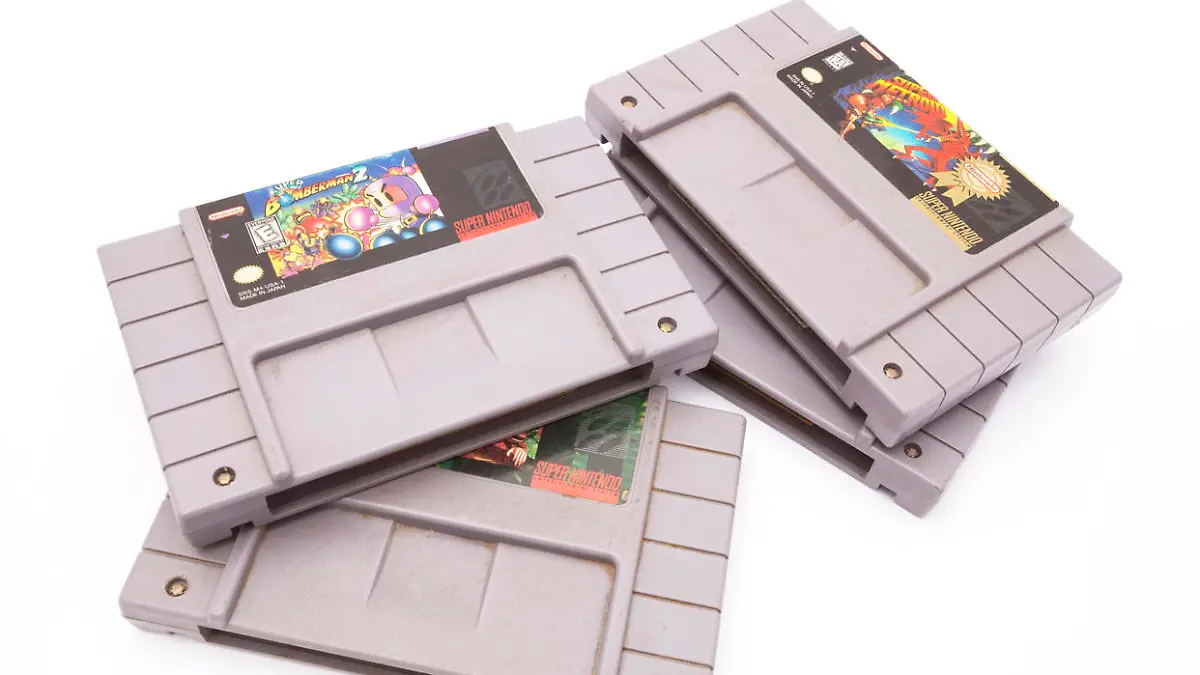 viña del mar, Chile - May 01, 2011: An isolated old Super Nintendo Games System distributed by Nintendo®.