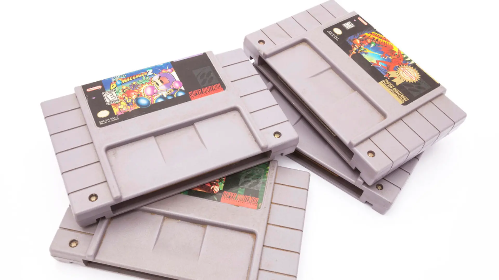 viña del mar, Chile - May 01, 2011: An isolated old Super Nintendo Games System distributed by Nintendo®.
