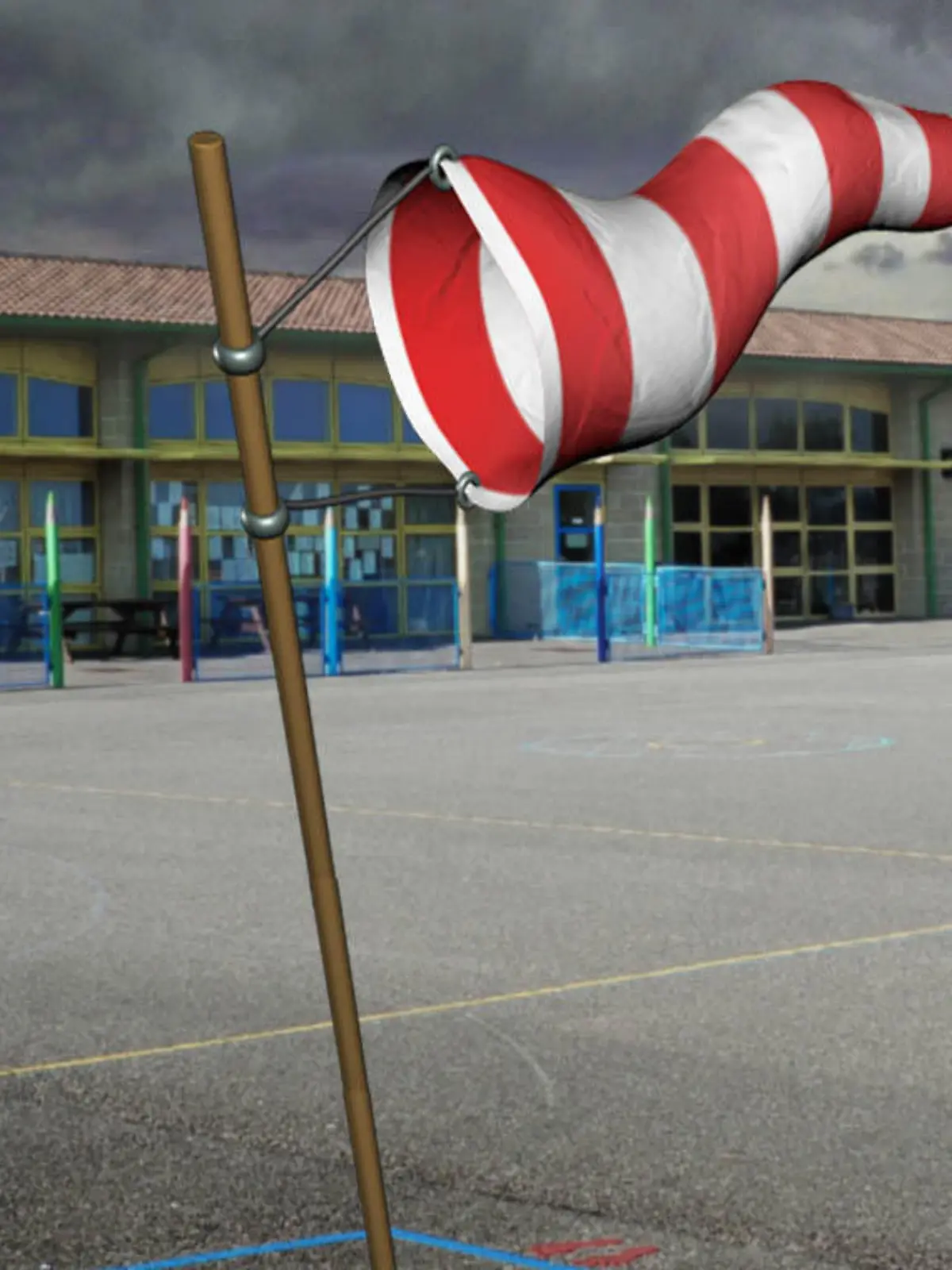 Unwetter Schule