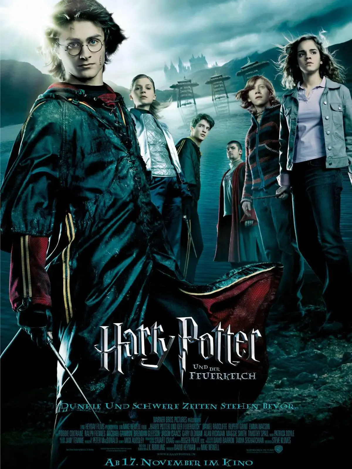 Harry Potter und der Feuerkelch aka. Harry Potter and the Goblet of Fire, 2005 Regie: Mike Newell, Filmplakat / Harry Potter und der Feuerkelch aka. Harry Potter and the Goblet of Fire, 2005. USA 2005 Copyright: KPA !AUFNAHMEDATUM GESCHÄTZT! Nur redaktionelle Nutzung im Zusammenhang mit dem Film. Editorial usage only and only related to the movie. Im Falle anderer Verwendungen, kontaktieren Sie uns bitte. For other uses, please contact us. UnitedArchives00906685  