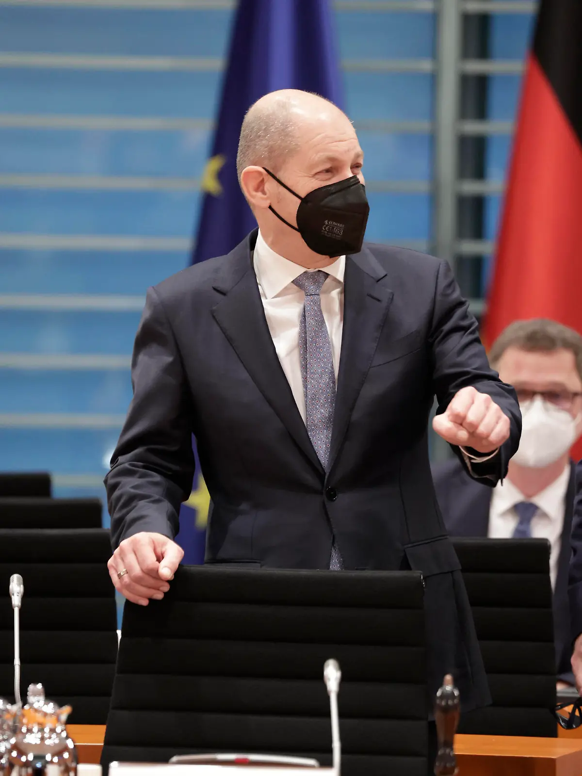 Olaf Scholz, Bundeskanzler, SPD, Bundeskabinettsitzung, DEU, Berlin, 09.02.2022 *** Olaf Scholz, Federal Chancellor, SPD, Federal Cabinet Meeting, DEU, Berlin, 09 02 2022 