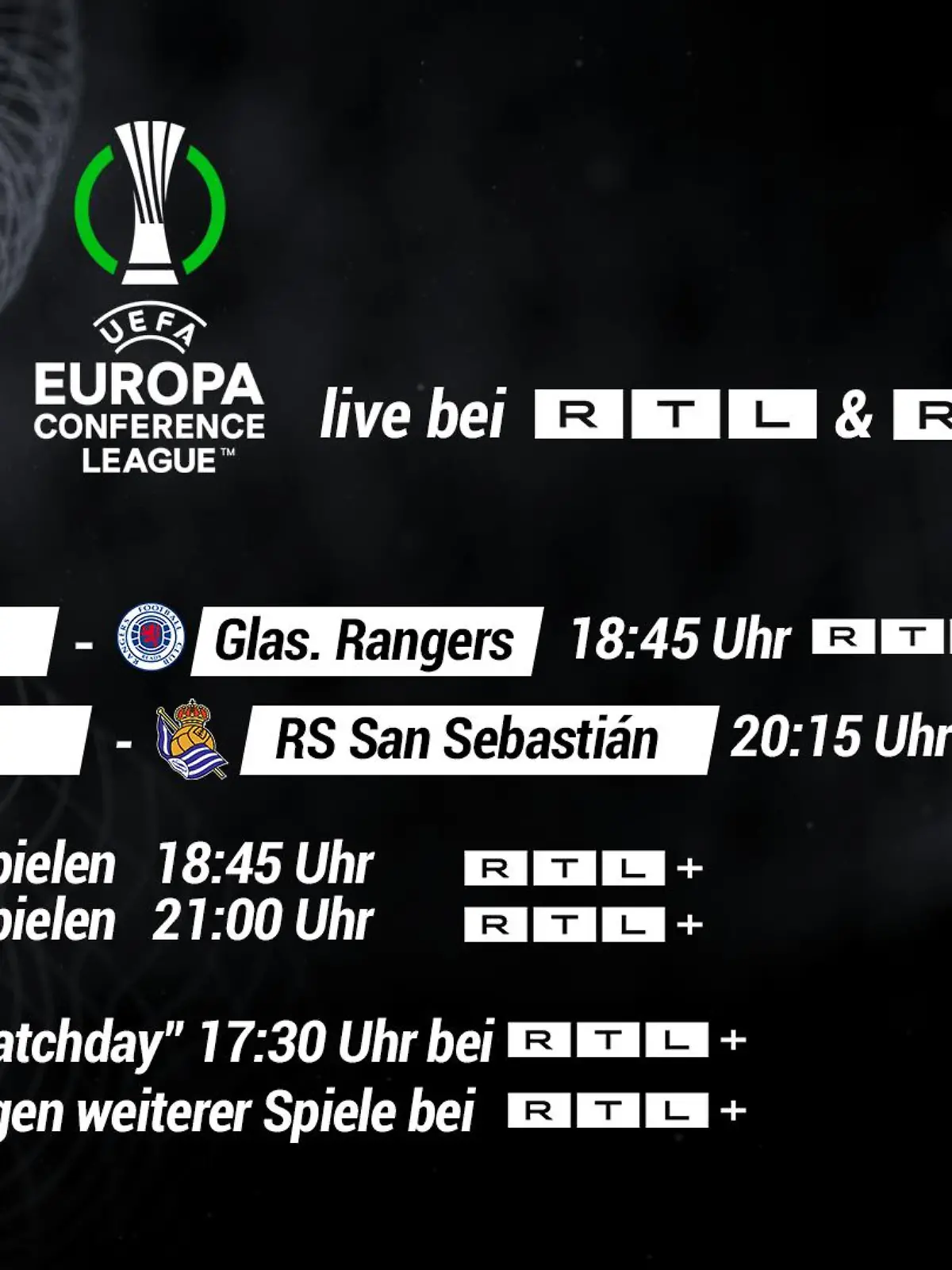 RTL und RTL+ bringen Ihnen die Europa League ins Wohnzimmer