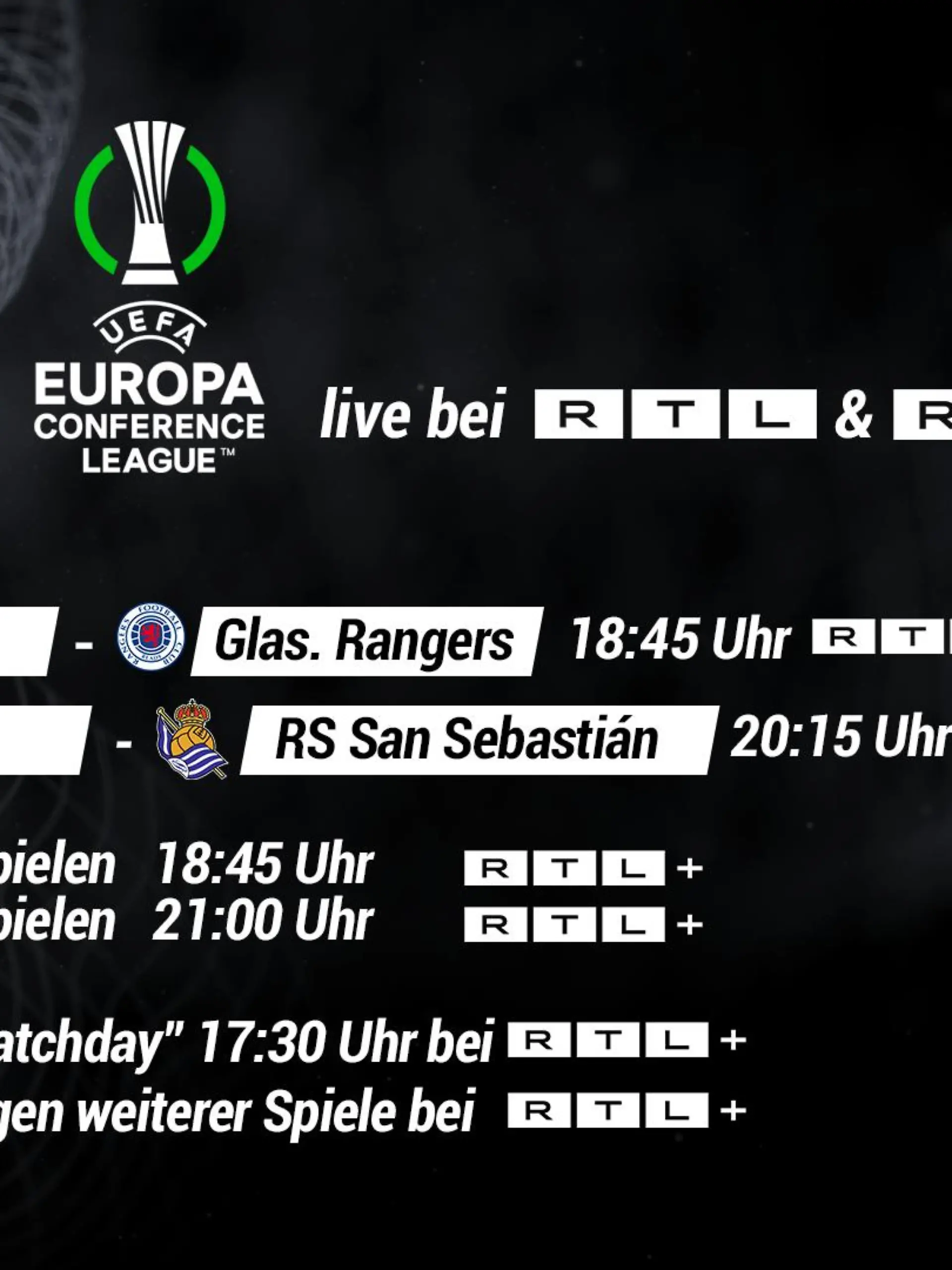 RTL und RTL+ bringen Ihnen die Europa League ins Wohnzimmer