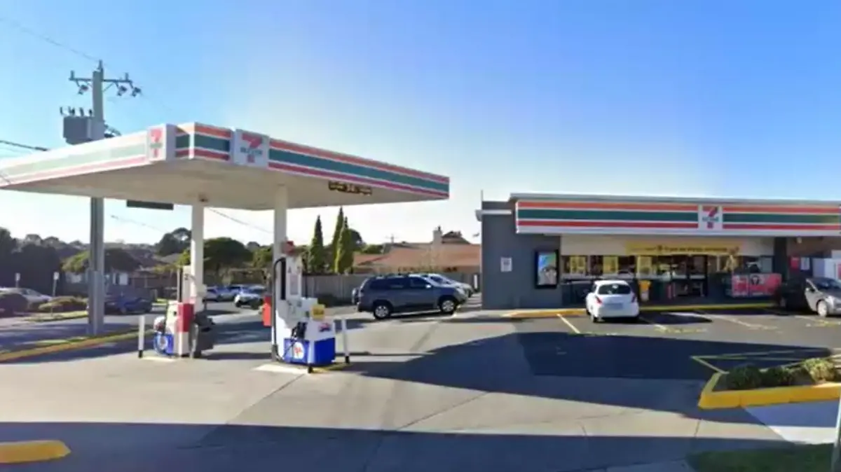 In In dieser 7-Eleven-Filiale in Melbourne wurde die Frau brutal attackiert.