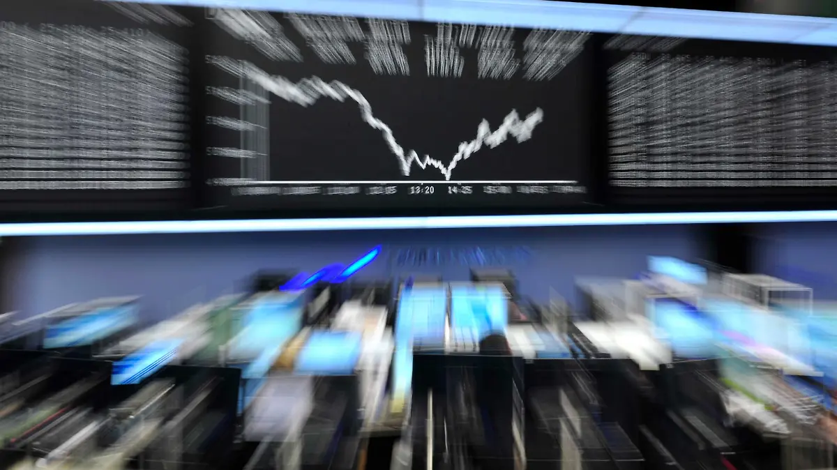 DAX-Kurve Tafel an der Frankfurter Börse