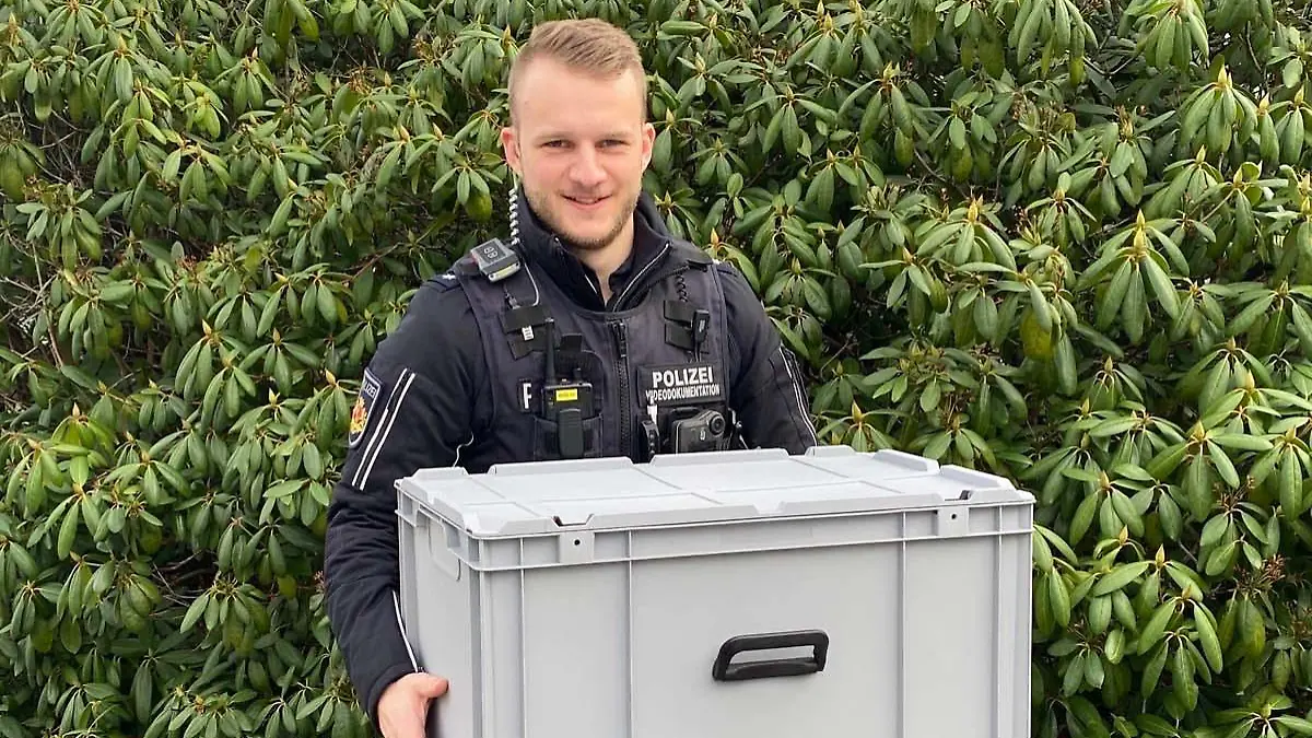 Transport in einer artgerechten Box