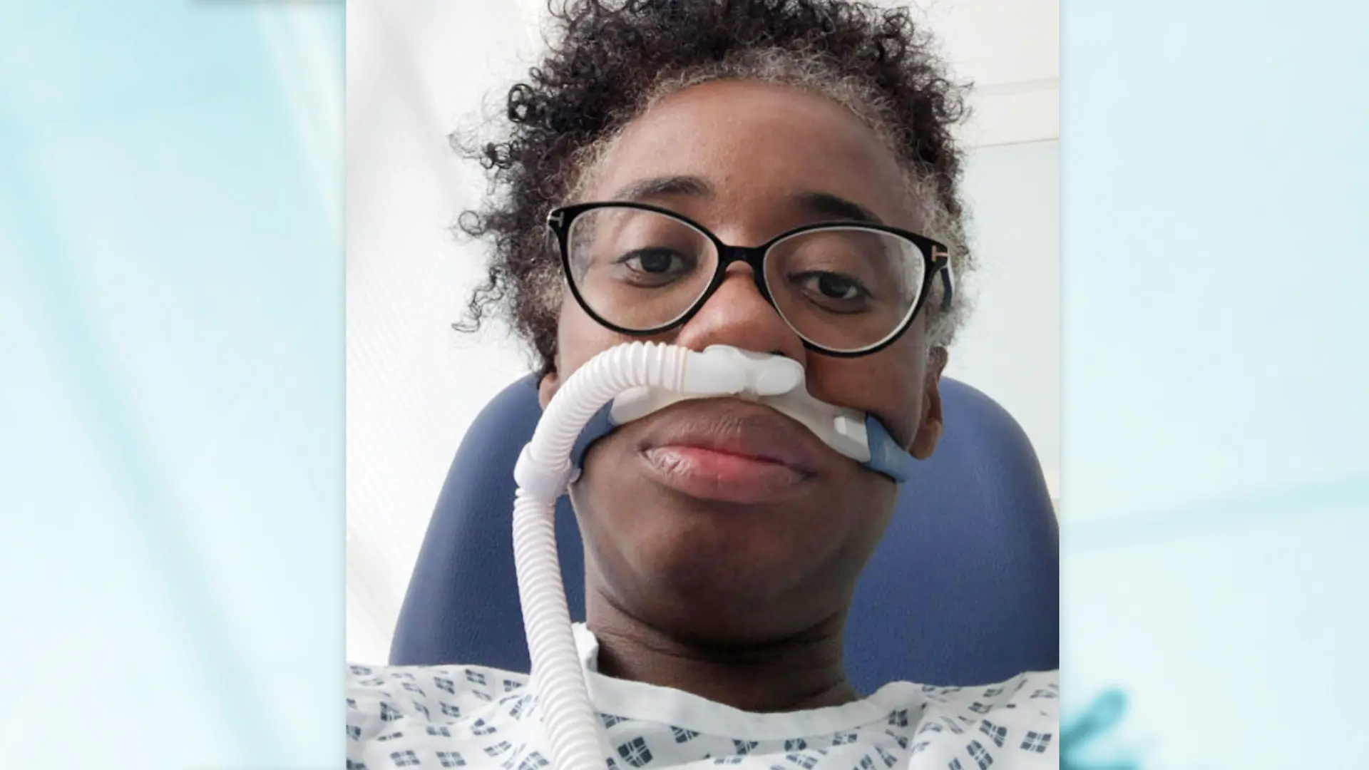 Jennifer Vaughan im Krankenhaus