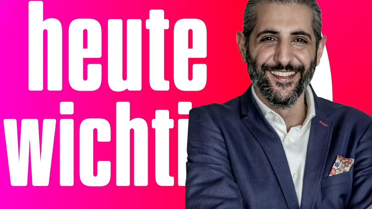 Michel Abdollahi ist der Host von "heute wichtig"