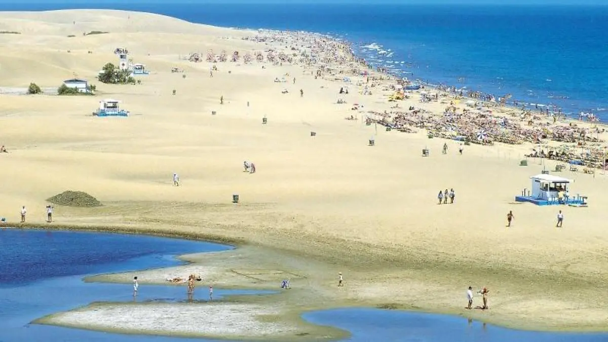 Die deutschen Urlauber auf Gran Canaria zieht es vor allem in den Süden - allen voran an den Strand von Maspalomas. Foto: Tourist Board of Gran Canaria