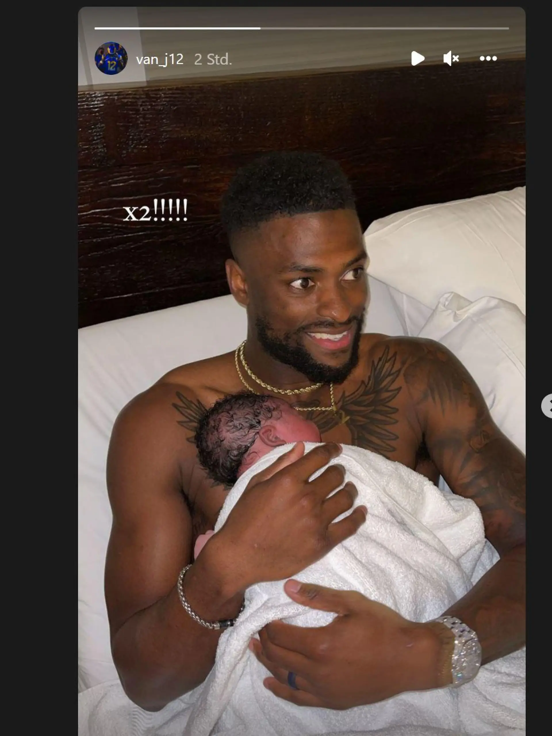 Van Jefferson wurde nur Stunden nach seinem Super-Bowl-Triumph Vater
