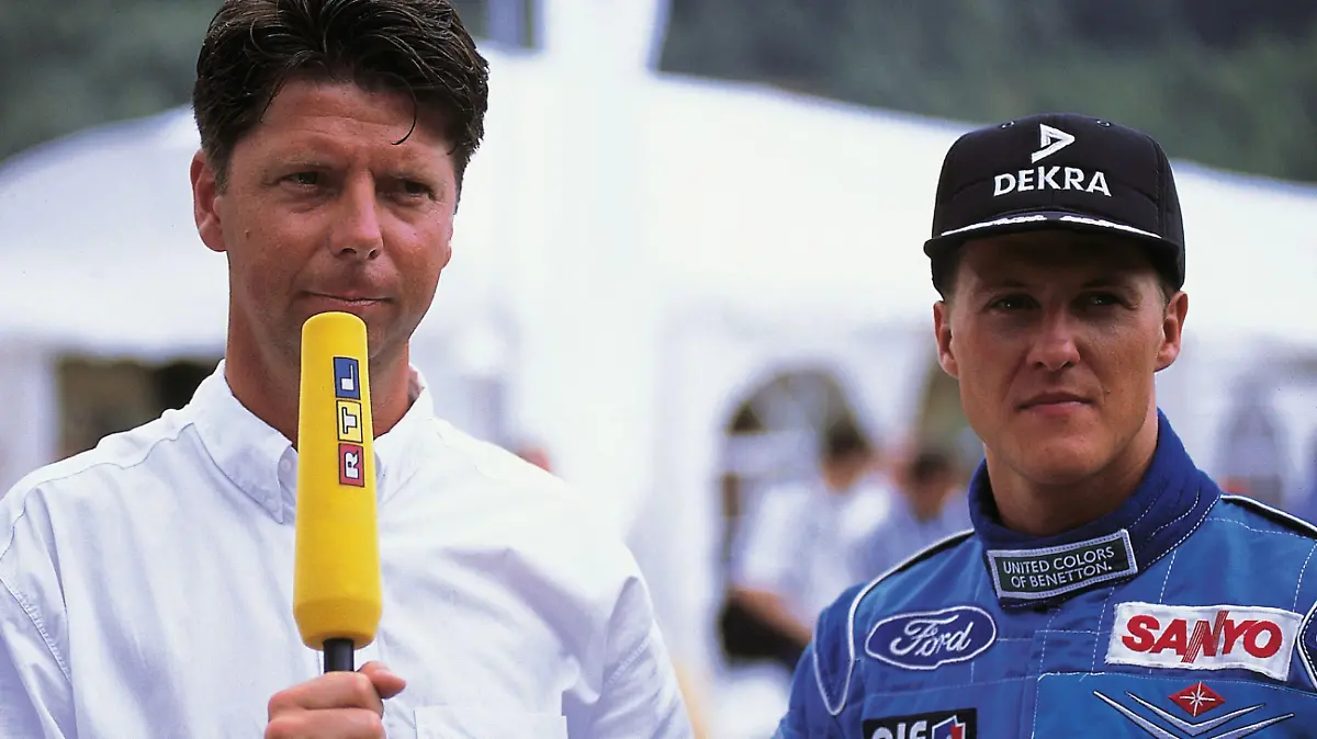 Michael Schumacher und Heiko Wasser (l.), 1994