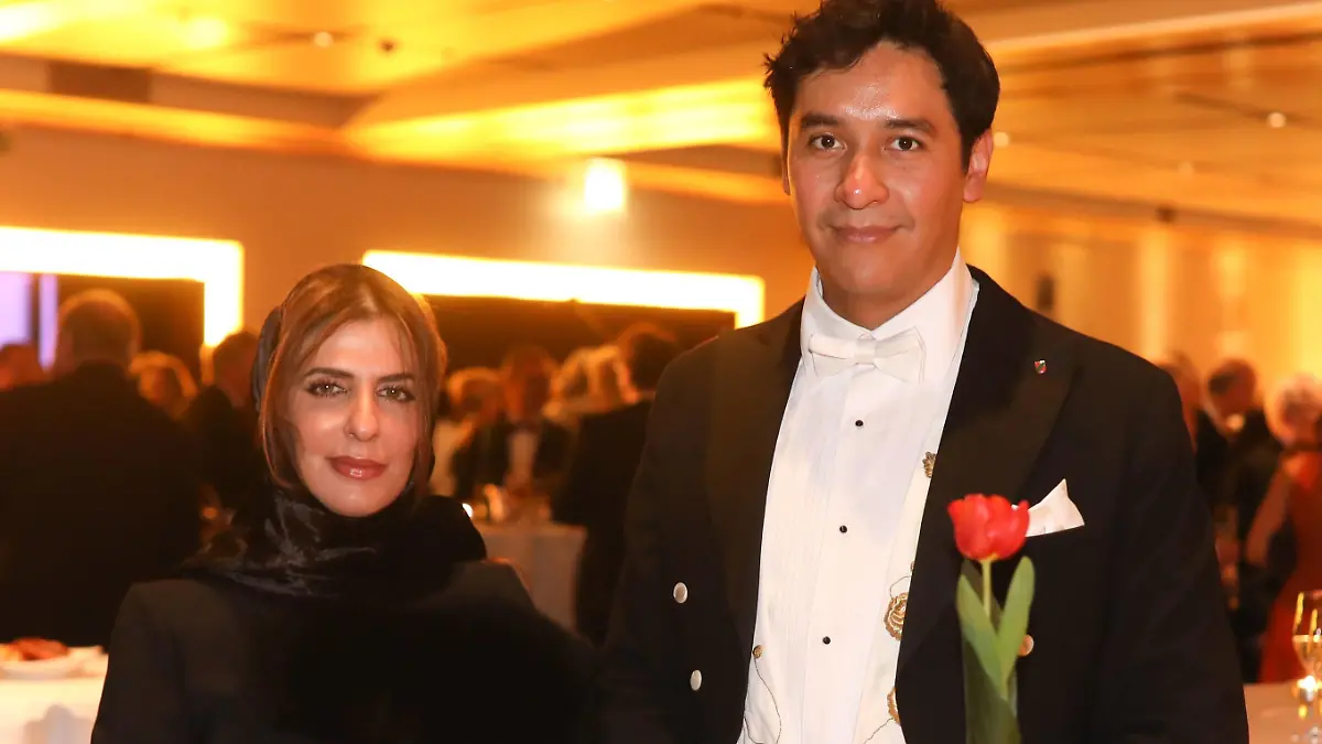Baron Henri Estramant und HRM Princess Basmah bint Saud bin Abdulaziz Al Saud