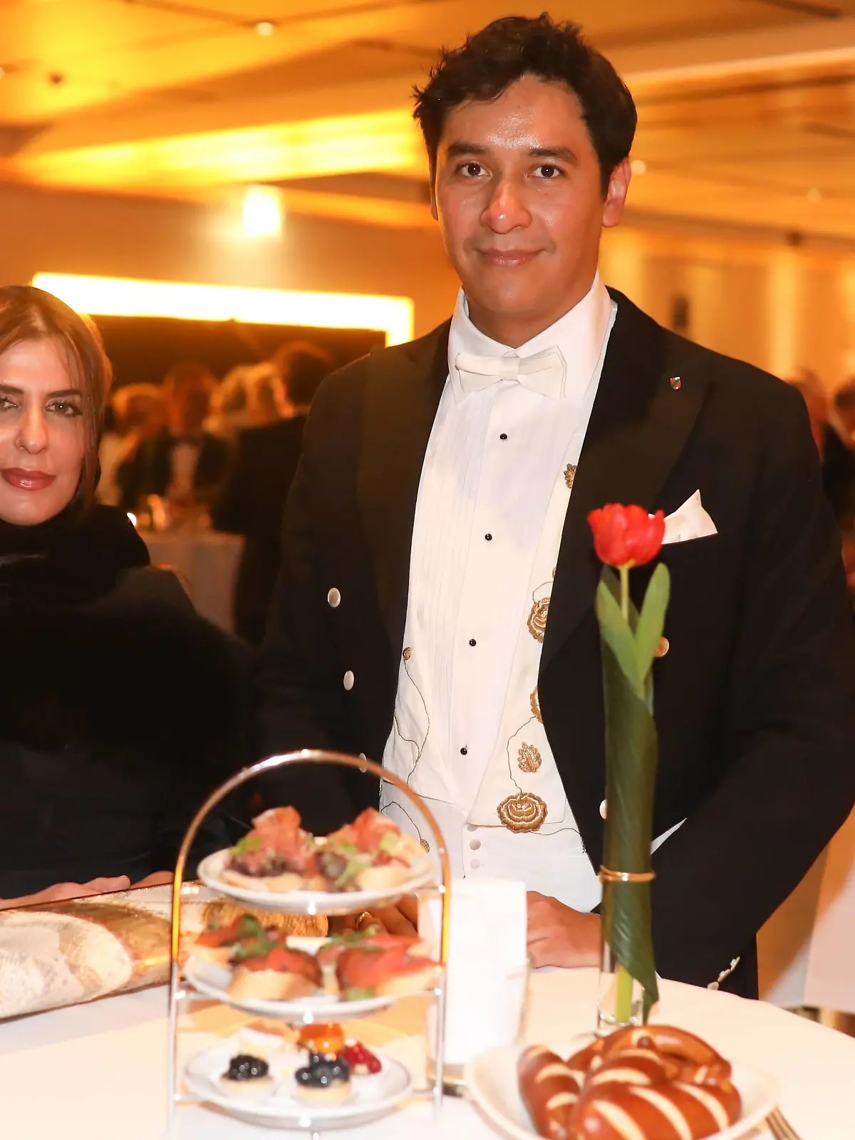 Baron Henri Estramant und HRM Princess Basmah bint Saud bin Abdulaziz Al Saud