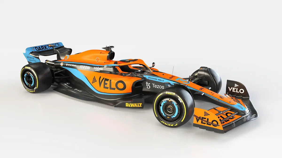 Der neue McLaren MCL36 das Saison 2022.