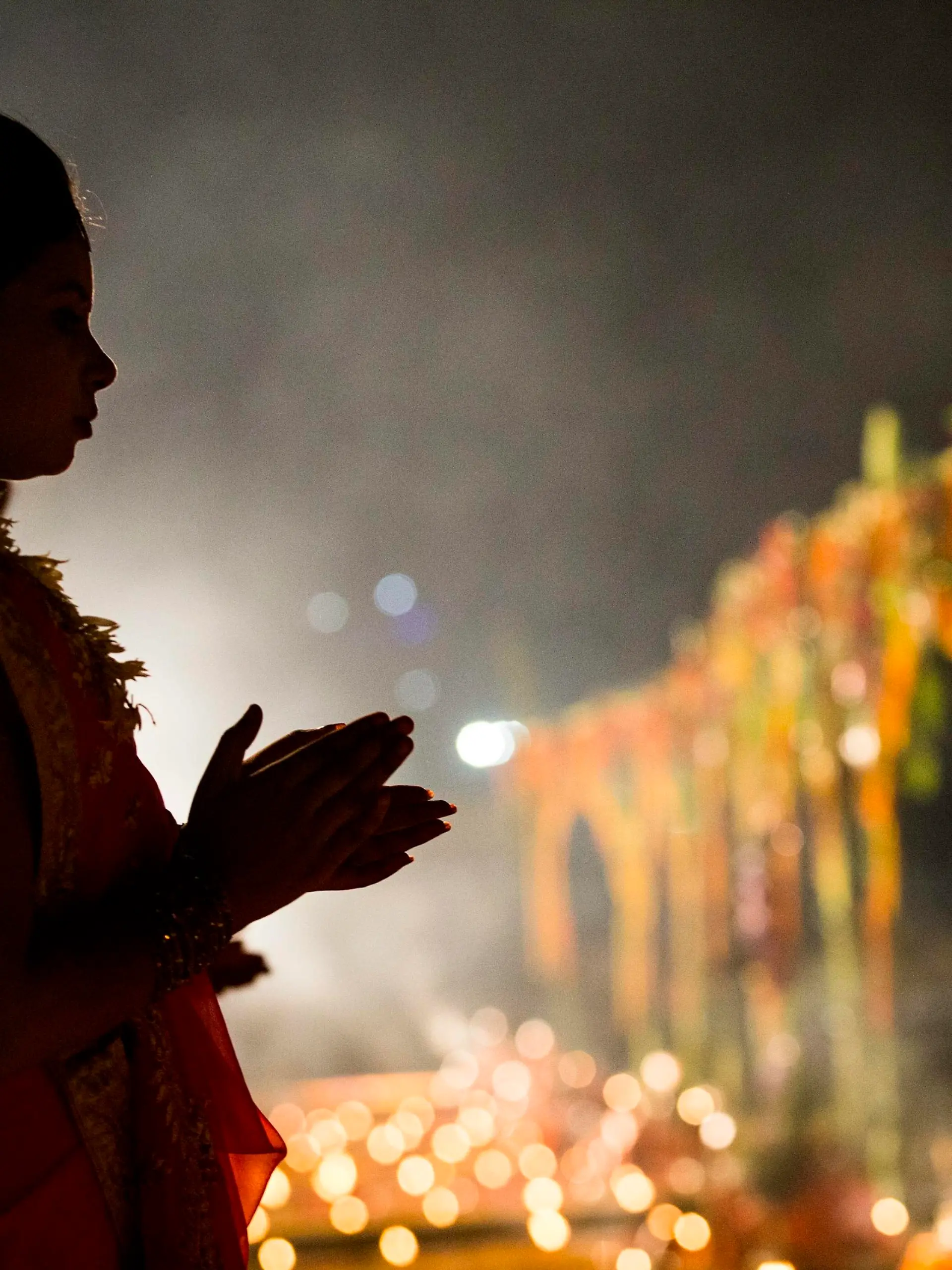 Hindu priests perform the Ganga Aarti ritual in Varanasi. Fire puja is a Hindu ritual that takes place at Dashashwamedh Ghat on the banks of the river Ganges in Varanasi. There is also the Idol of "Ganga Maata" (Goddess Ganges). Varanasi is a city in the northern Indian state of Uttar Pradesh dating to the 11th century B.C. Regarded as the spiritual capital of India, the city draws Hindu pilgrims who bathe in the Ganges RiverÄôs sacred waters and perform funeral rites. Along the city's winding streets are some 2,000 temples, including Kashi Vishwanath, the ÄúGolden Temple,Äù dedicated to the Hindu god Shiva. (Photo by Nicolas Economou/NurPhoto)