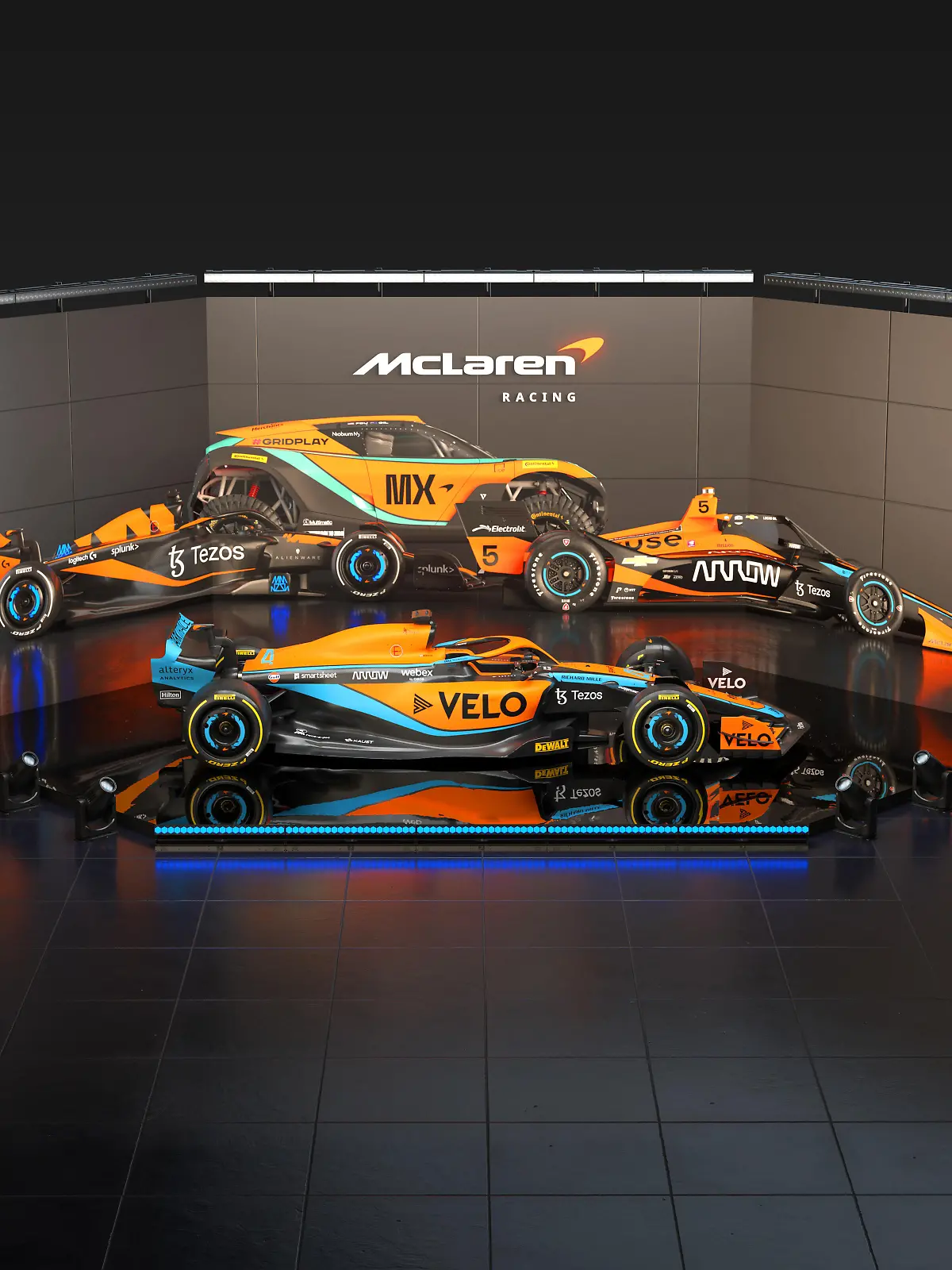 2022 McLaren Racing four series