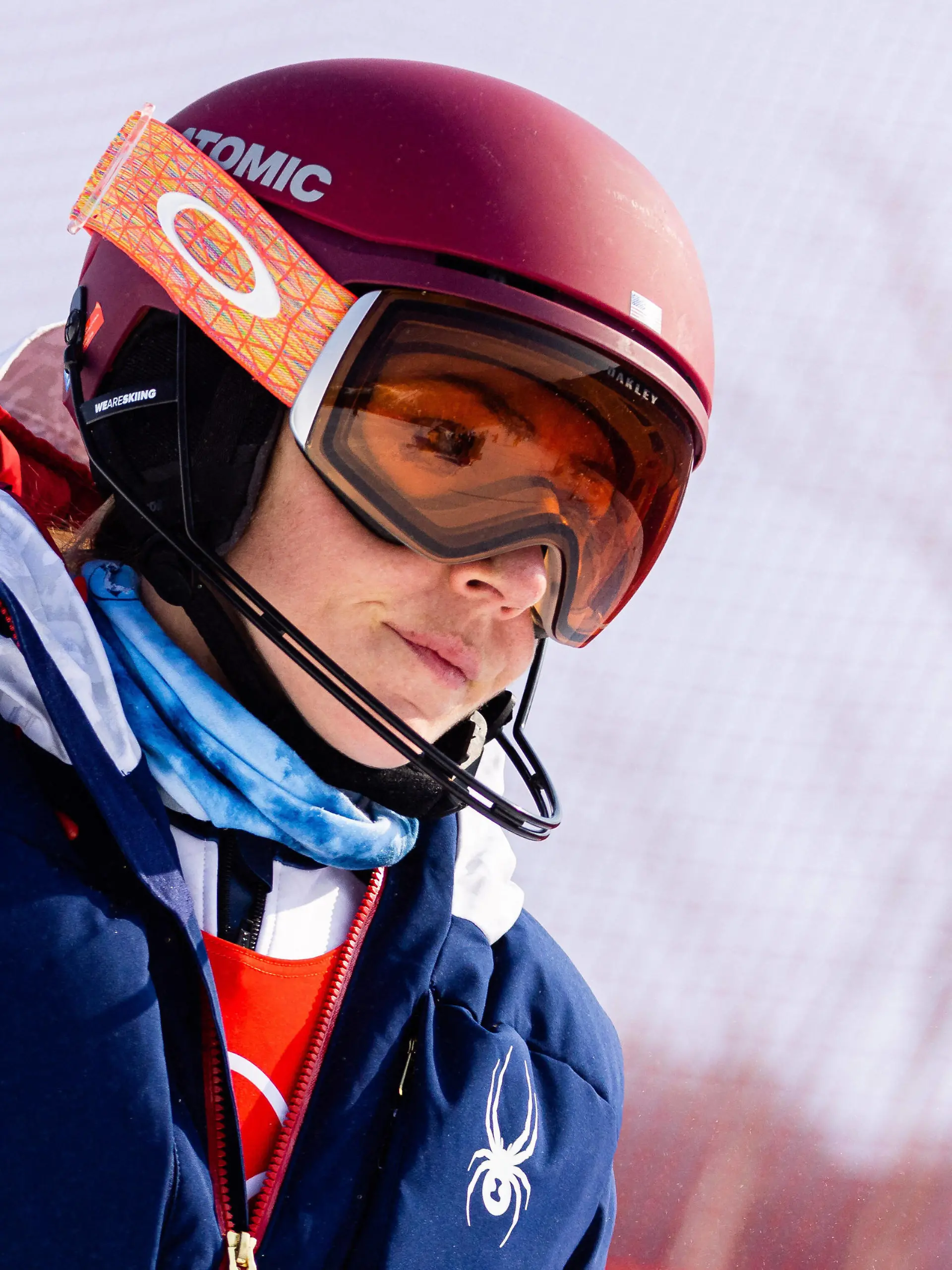  OLYMPICS - Winter Olympic Games, Olympische Spiele, Olympia, OS Beijing 2022 YANQING,CHINA,09.FEB.22 - OLYMPICS, ALPINE SKIING - Winter Olympic Games Beijing 2022, slalom, ladies. Image shows the disappointment of Mikaela Shiffrin USA. PUBLICATIONxNOTxINxAUTxSUIxSWE GEPAxpictures/xDanielxGoetzhaber