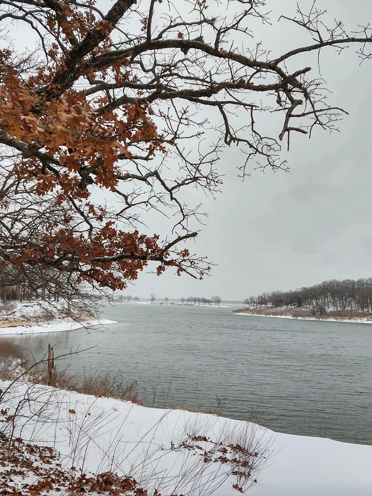 Auf der Facebookseite des Lake Texoma State Park wurde am 03. Februar 2022 gepostet, dem Tag also, als die Frau gerettet wurde.