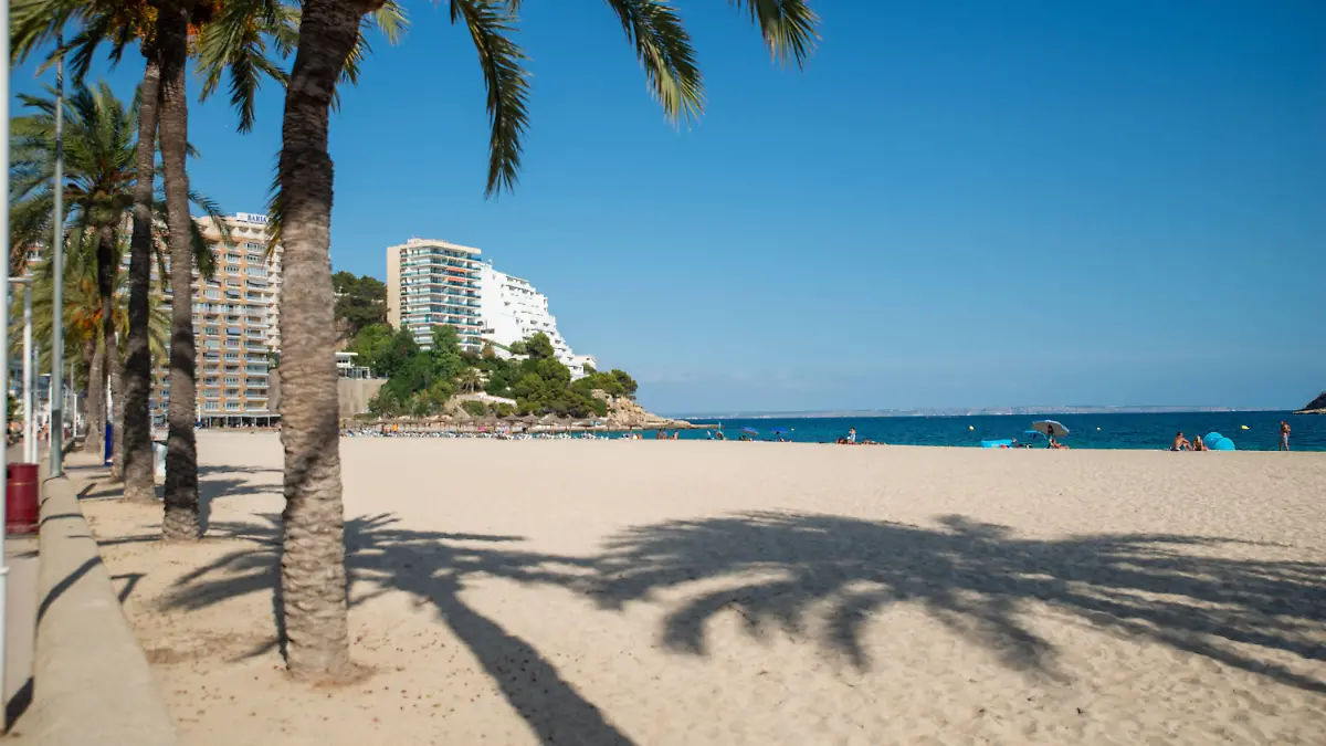 News Themen der Woche KW35 News Bilder des Tages  20200824 Mallorca after travel warning CAMPOS, SPAIN - AUGUST 24 2020 : Magaluf without tourists in high season at - Mallorca after travel warning on August 24, 2020 in Campos, . Campos Baleares Spain *** 20200824 Mallorca after travel warning CAMPOS, SPAIN AUGUST 24 2020 Magaluf without tourists in high season at Mallorca after travel warning on August 24, 2020 in Campos, Campos Baleares Spain
