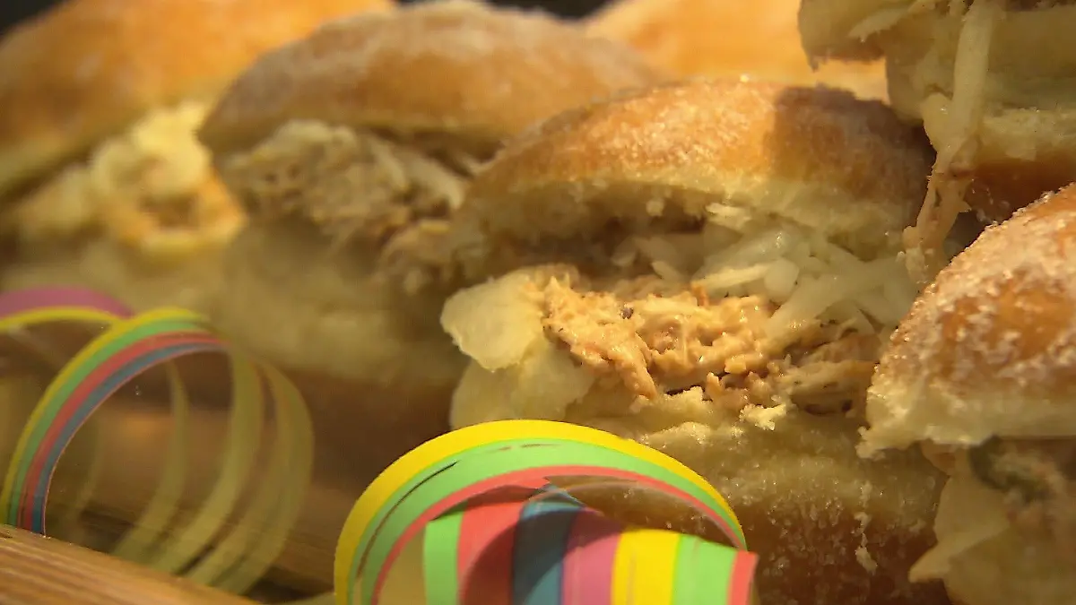 Kreppel mit BBQ-Füllung