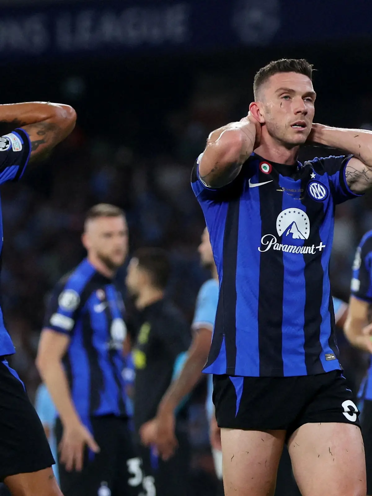 Soccer Football - Champions League Final - Manchester City v Inter Milan - Ataturk Olympic Stadium, Istanbul, Turkey - June 10, 2023 Inter Milan's Robin Gosens looks dejected after losing the champions league final REUTERS/Murad Sezer     TPX IMAGES OF THE DAY