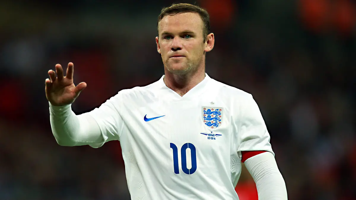 ARCHIV - epa04383019 England's Wayne Rooney during the international friendly soccer match between England and Norway at Wembley Stadium, London, Britain, 03 September 2014. EPA/SEAN DEMPSEY (zu dpa «Wayne Rooney vor dem Jubiläum: Ohne Titel wird ein Makel bleiben» vom 14.11.2014) +++(c) dpa - Bildfunk+++