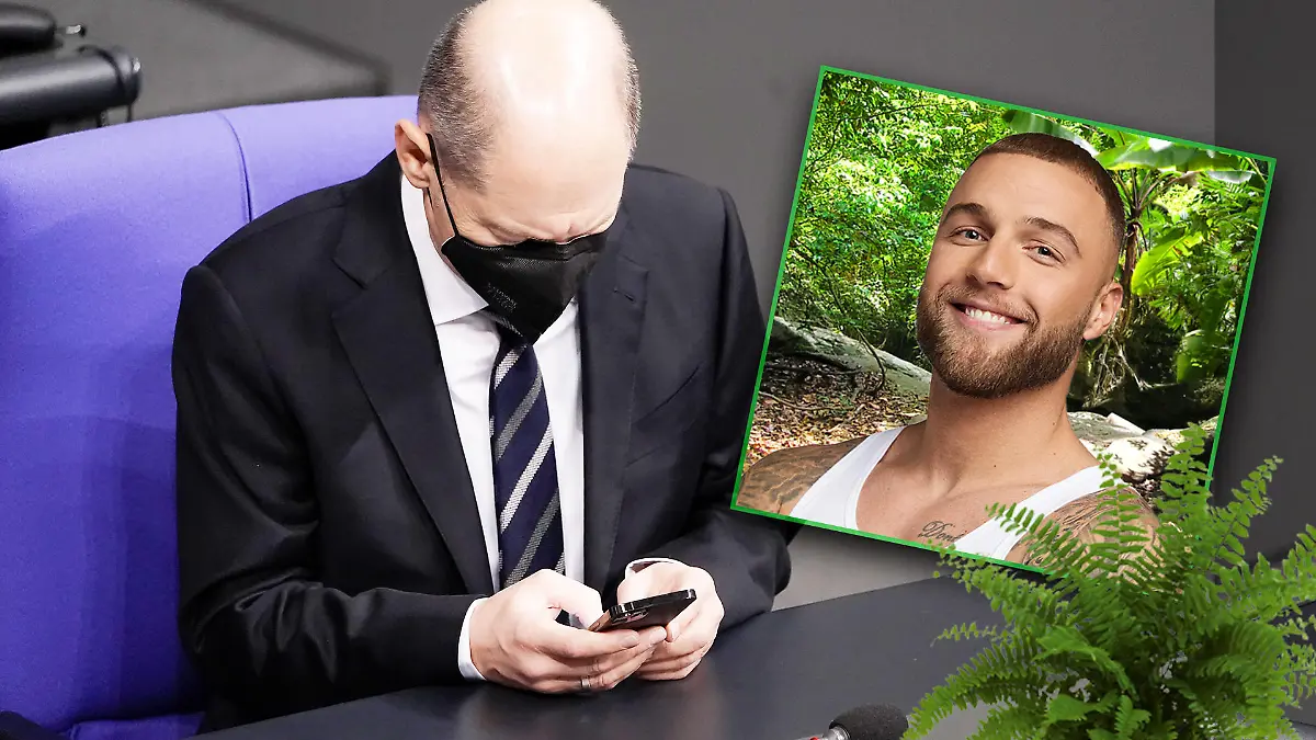 Filip Pavlovic hat Olaf Scholz zum Thema im Dschungelcamp gemacht