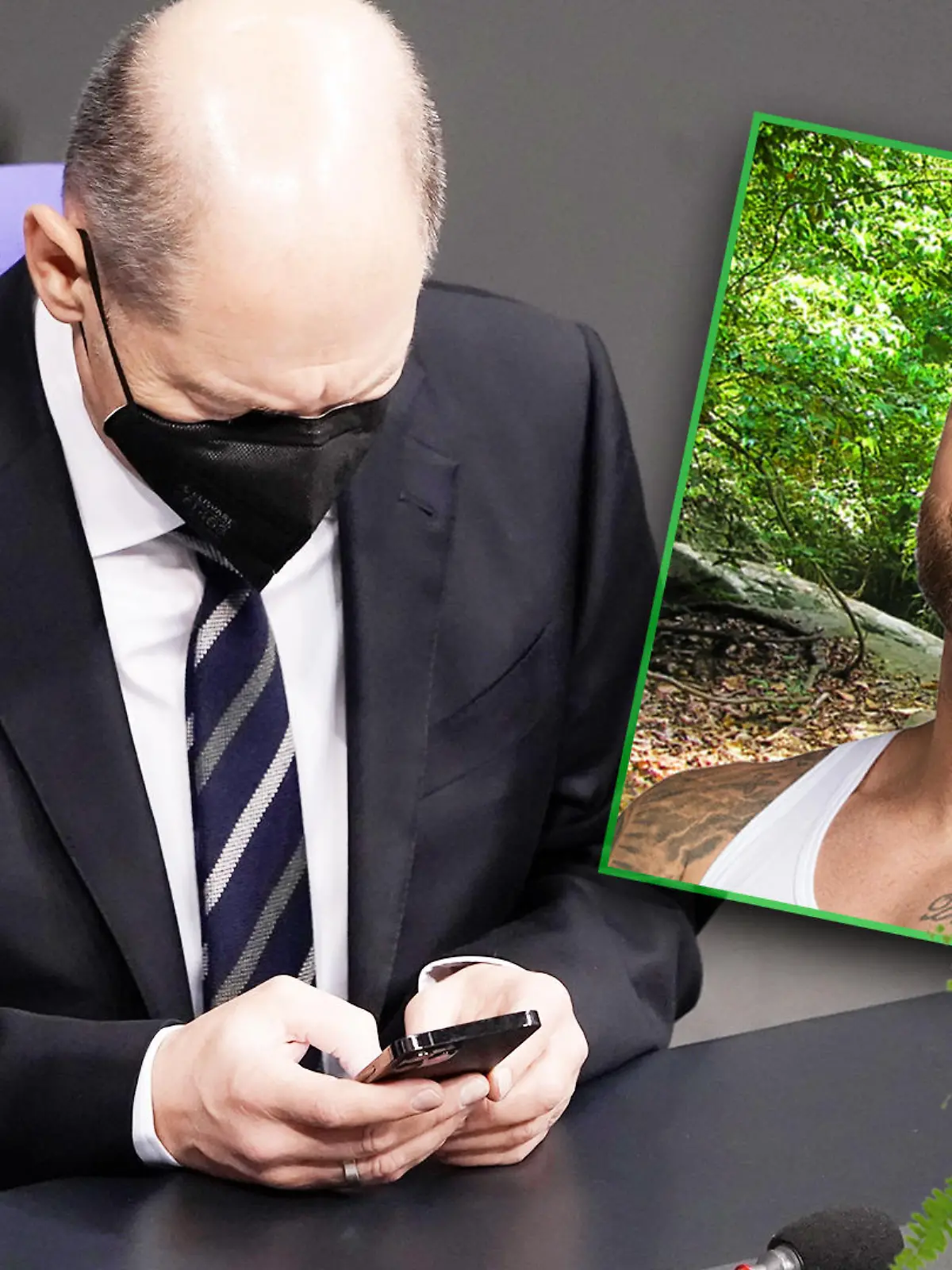 Filip Pavlovic hat Olaf Scholz zum Thema im Dschungelcamp gemacht