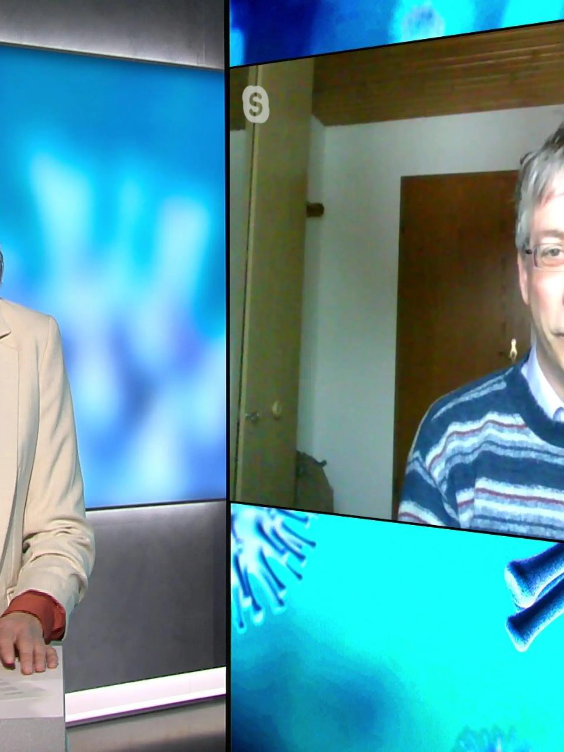 Nele Balgo spricht mit Prof. Timo Ulrichs