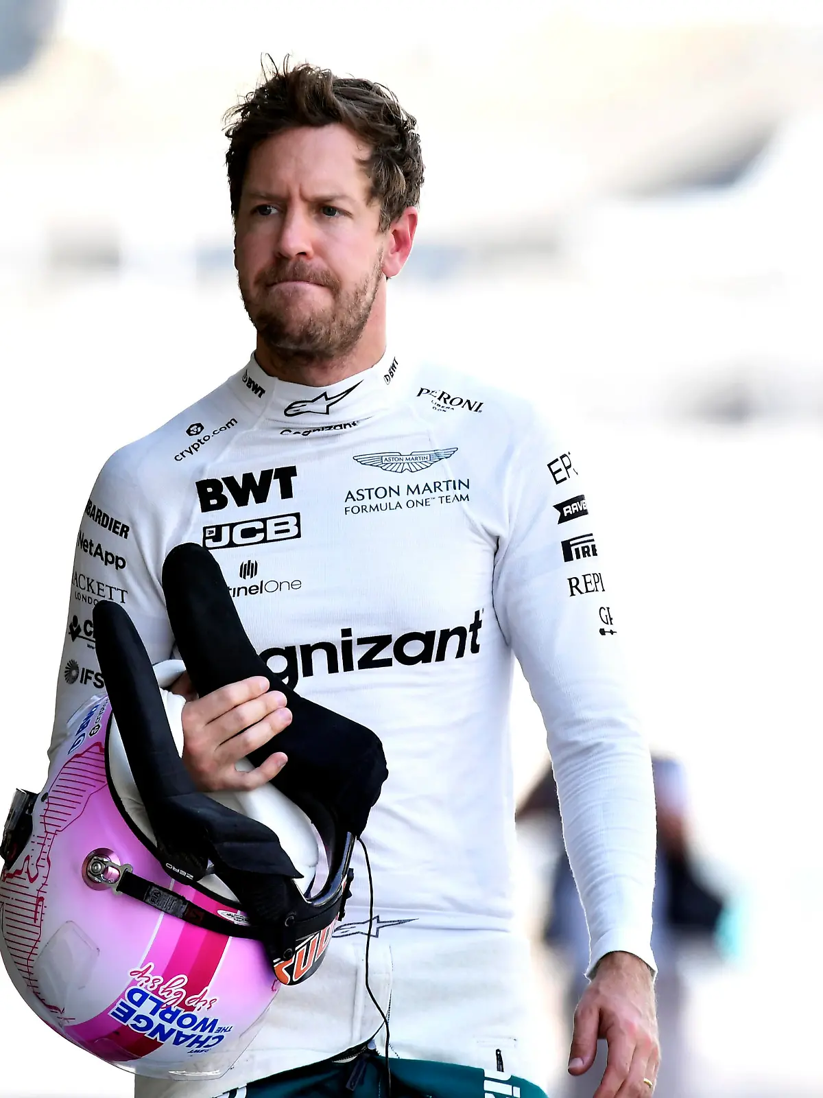 VETTEL Sebastian Team Aston Martin F1 FIA Test in Abu Dhabi 2021 am 15.12.2021 in den VAE auf dem Yas Marina Circuit *** VETTEL Sebastian Team Aston Martin F1 FIA Test in Abu Dhabi 2021 on 15 12 2021 in the UAE at the Yas Marina Circuit 
