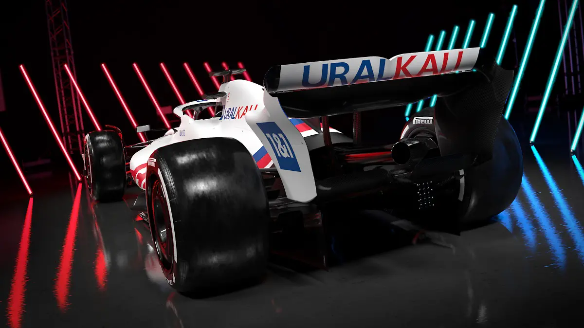 Das Haas-Auto für 2022.