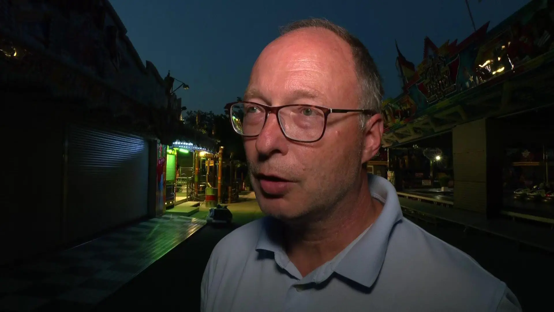 Rainer Suhr, Sprecher der Fronleichnamskirmes, im RTL-Interview