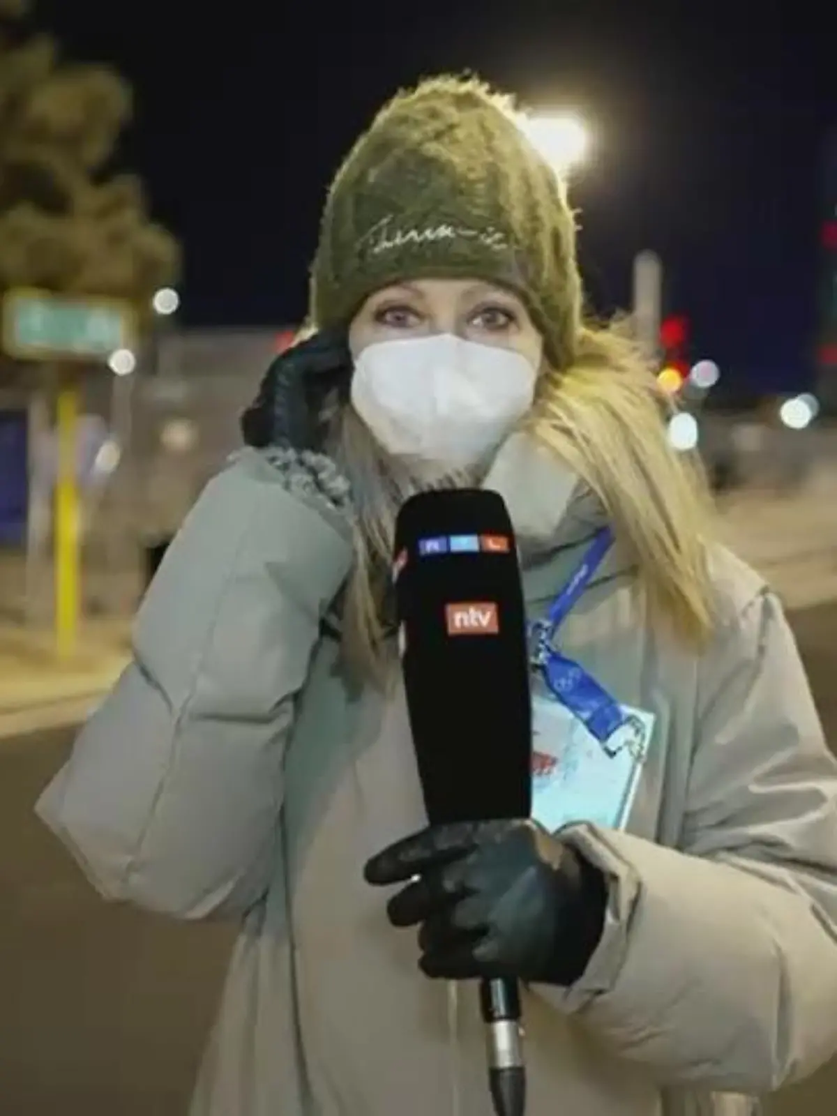 RTL-Reporterin Pia Schrörs in Peking.