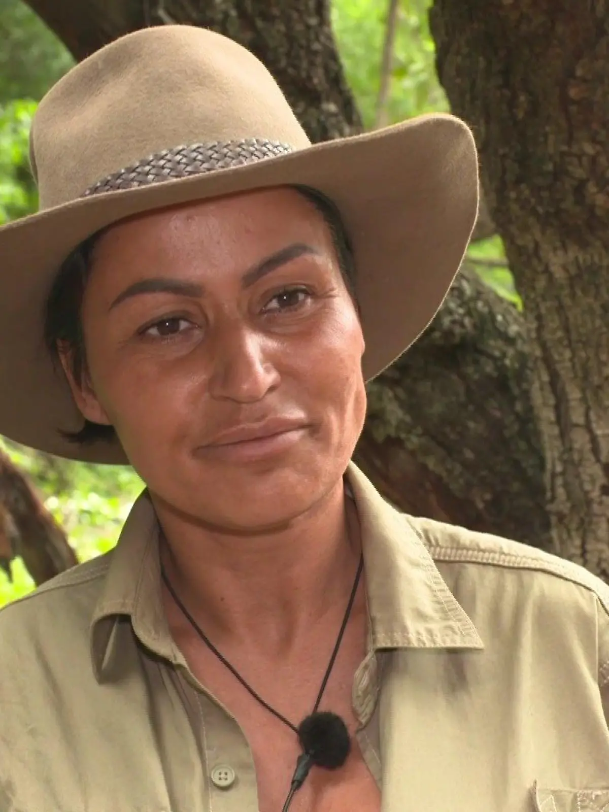 Jasmin Herren ist nach ihrem Auszug aus dem Dschungelcamp bestens gelaunt.