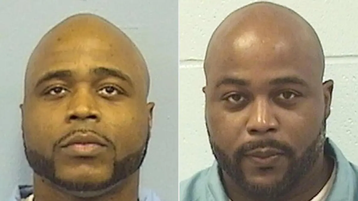 Kevin Dugar has been freed from the Cook County Jail in Chicago after serving nearly 20 years for a crime that his identical twin brother committed.
Credit: Stateville Correctional Center
Kevin Dugar has been freed from the Cook County Jail in Chicago after serving nearly 20 years for a crime that his identical twin brother committed.
Karl Smith
Credit: Menard Correctional Center