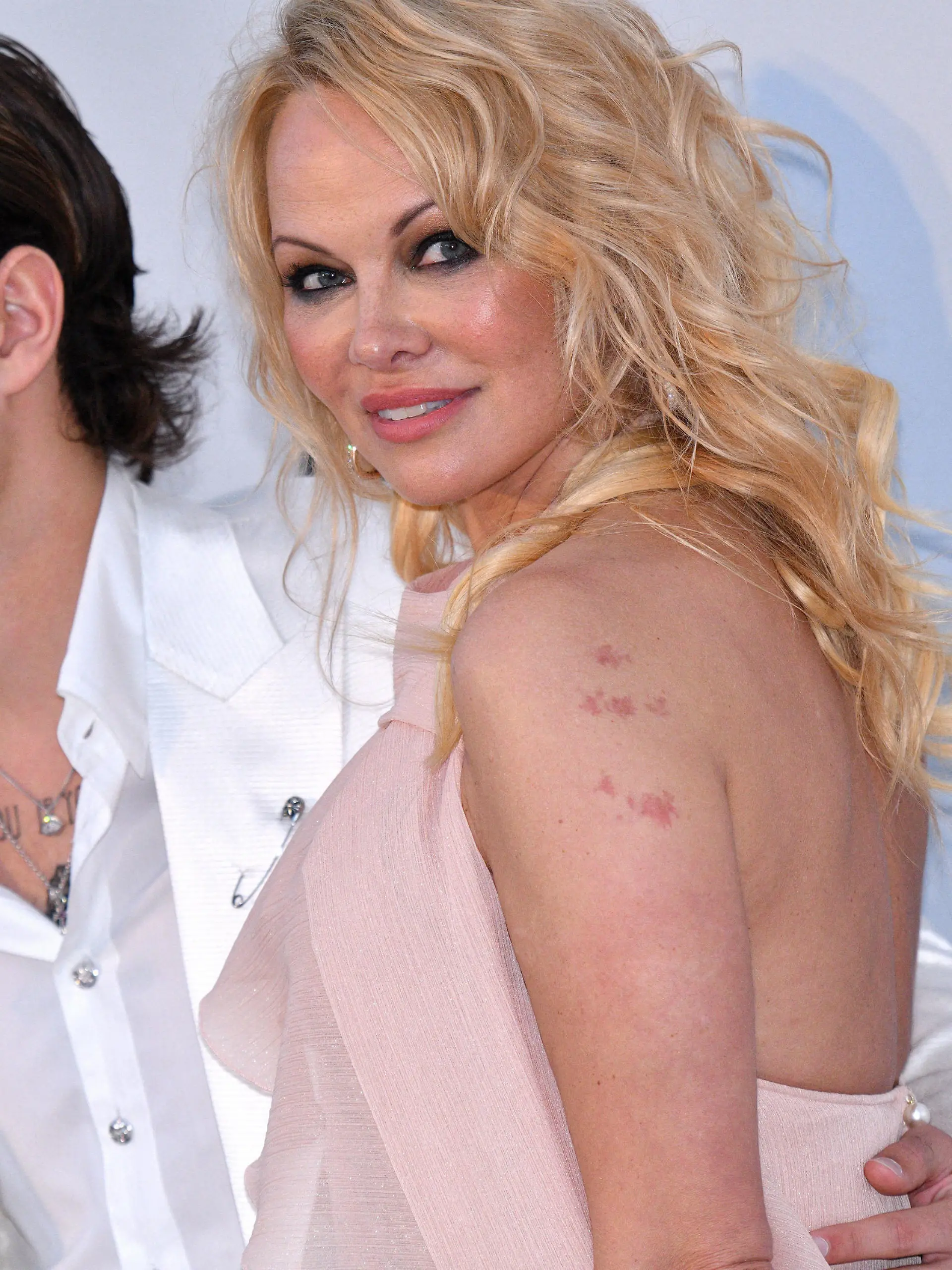 Brandon Lee and Pamela Anderson attend the amfAR Cannes Gala 2019 at Hotel du Cap-Eden-Roc on May 23, 2019 in Cap d'Antibes, France. Photo by Lionel Hahn/ABACAPRESS.COM