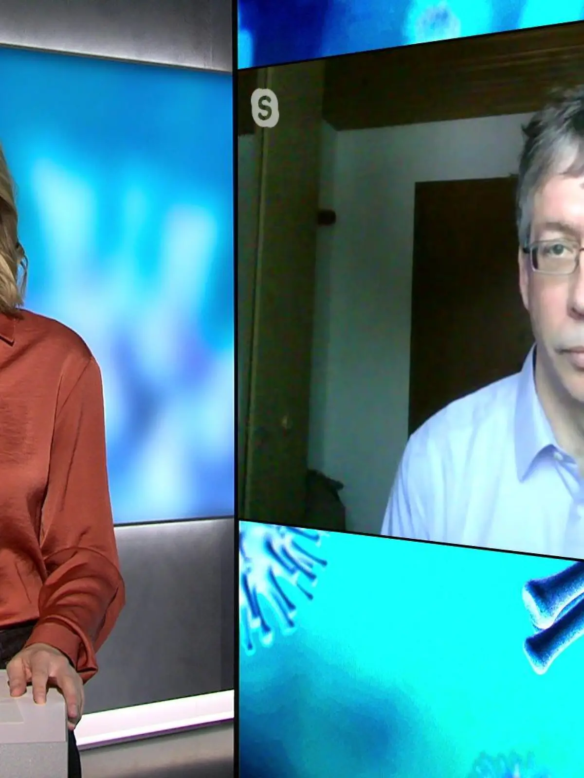 Nele Balgo spricht mit Prof. Timo Ulrichs