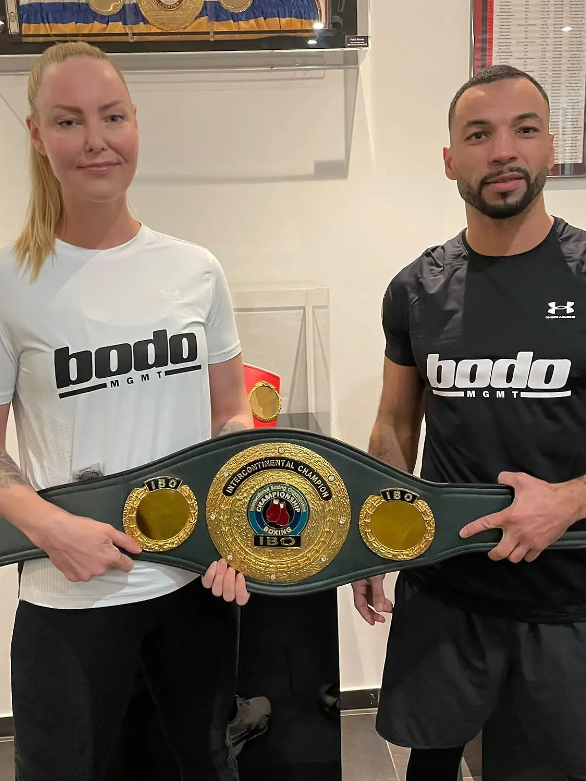 Hanna Hansen mit Trainer