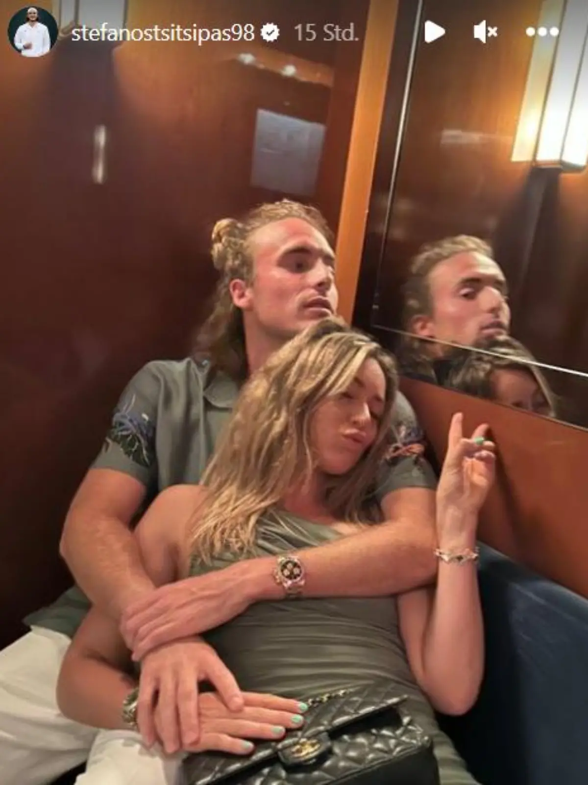 Stefanos und seine Paula schwer verliebt